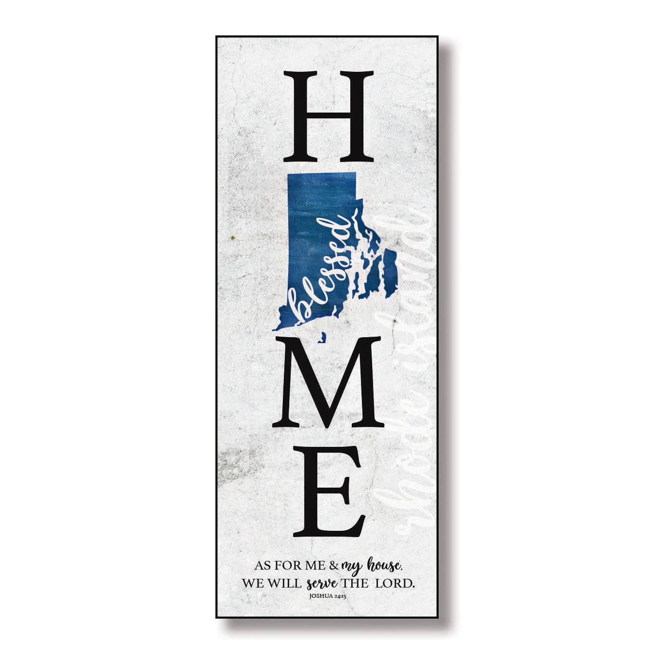 Blessed Rhode Island Home Wall Plaque