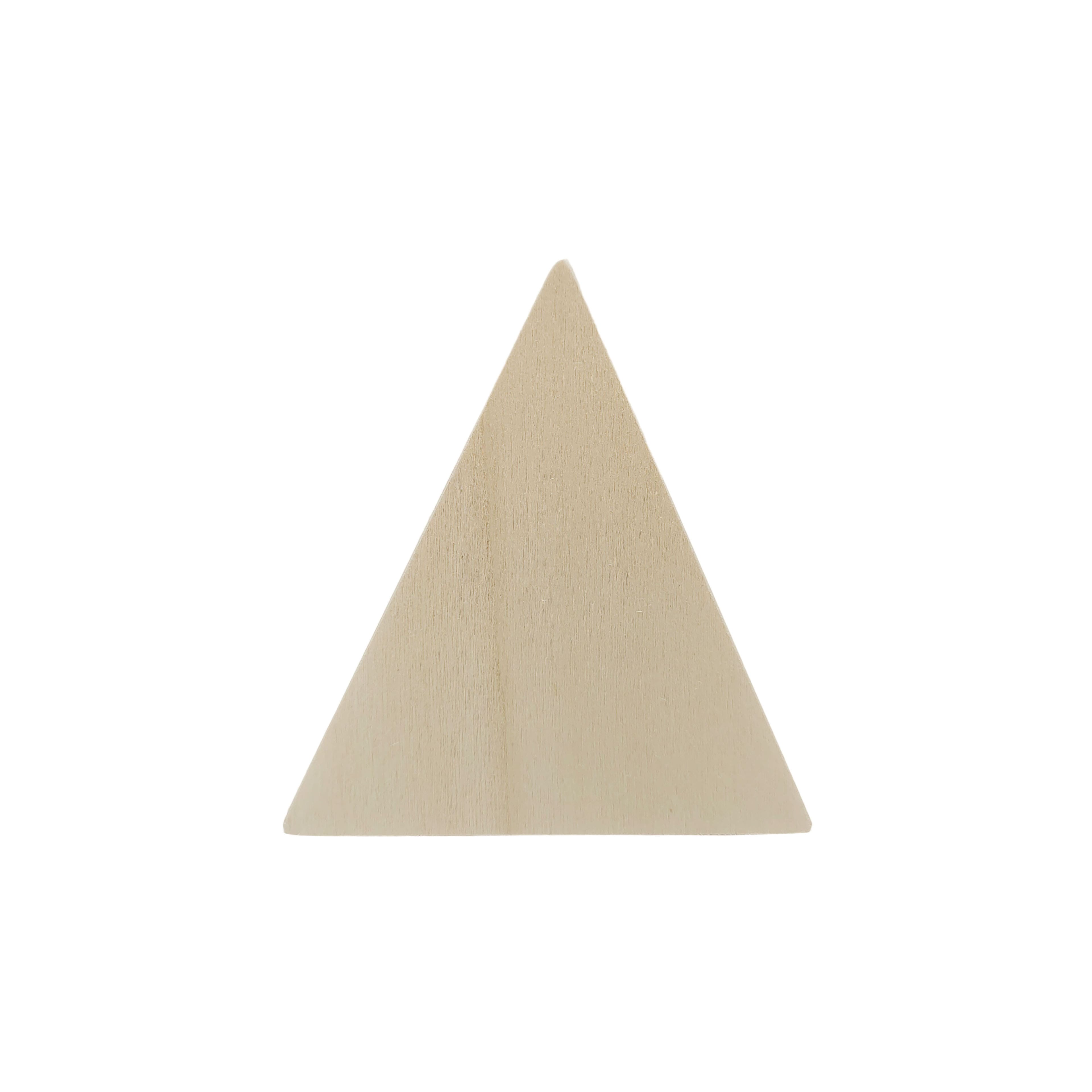 3.5&#x22; Chunky Triangle Plywood Shape by Make Market&#xAE;