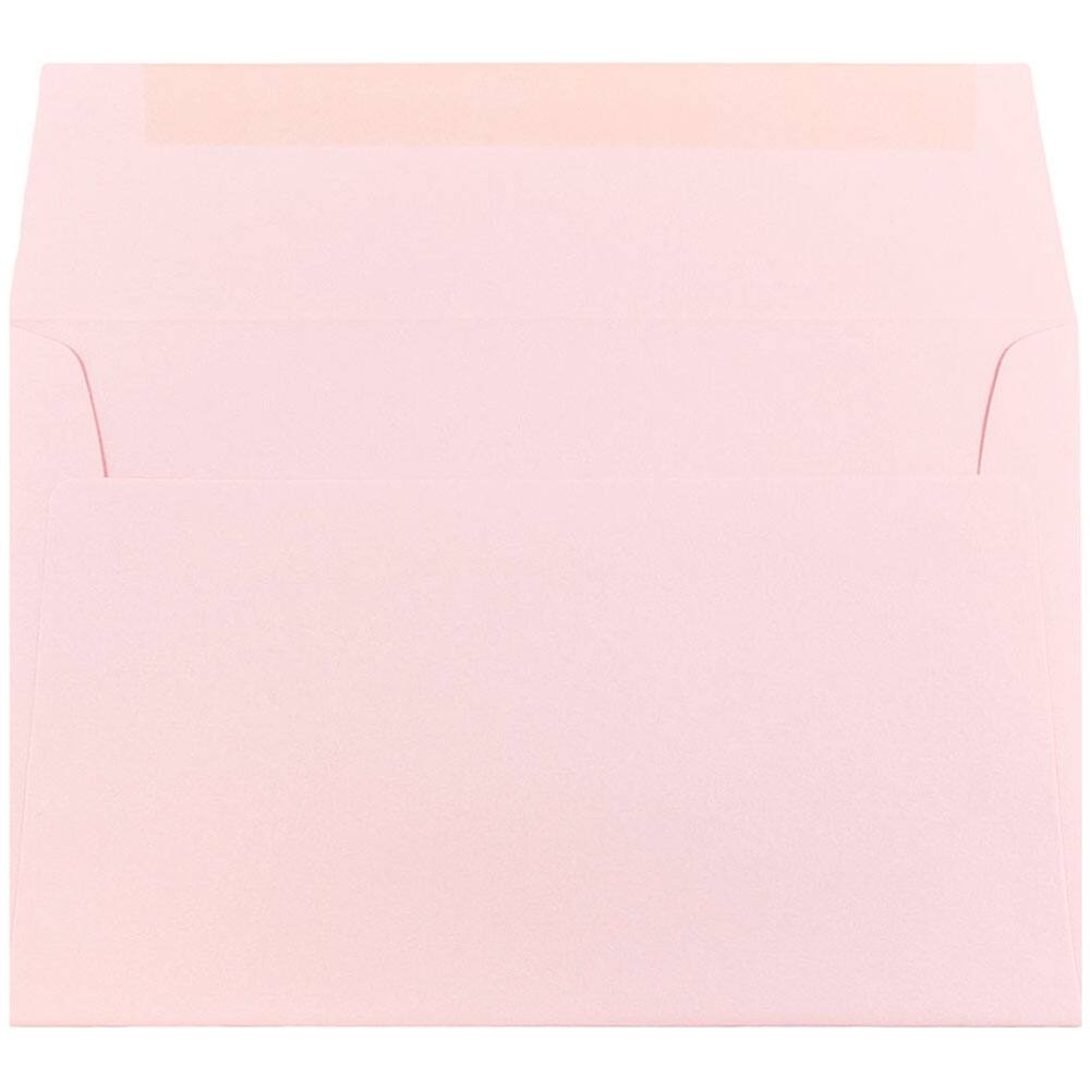 JAM Paper A2 Baby Pink Pastel Invitation Envelopes