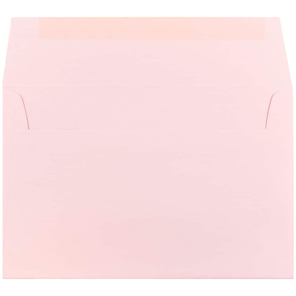 JAM Paper A2 Baby Pink Pastel Invitation Envelopes