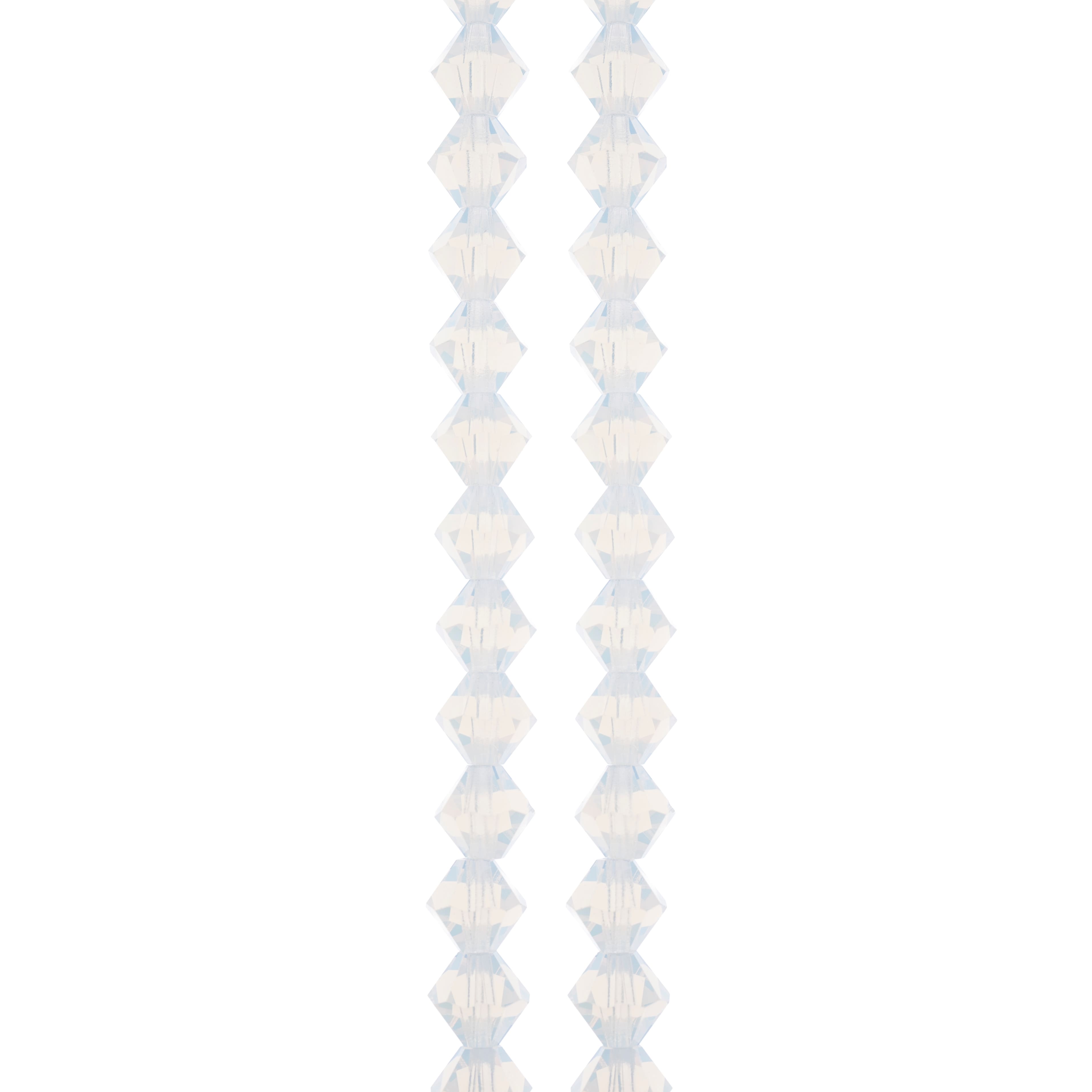 Preciosa Glass Crystal Bicone Beads, 6mm by Bead Landing™