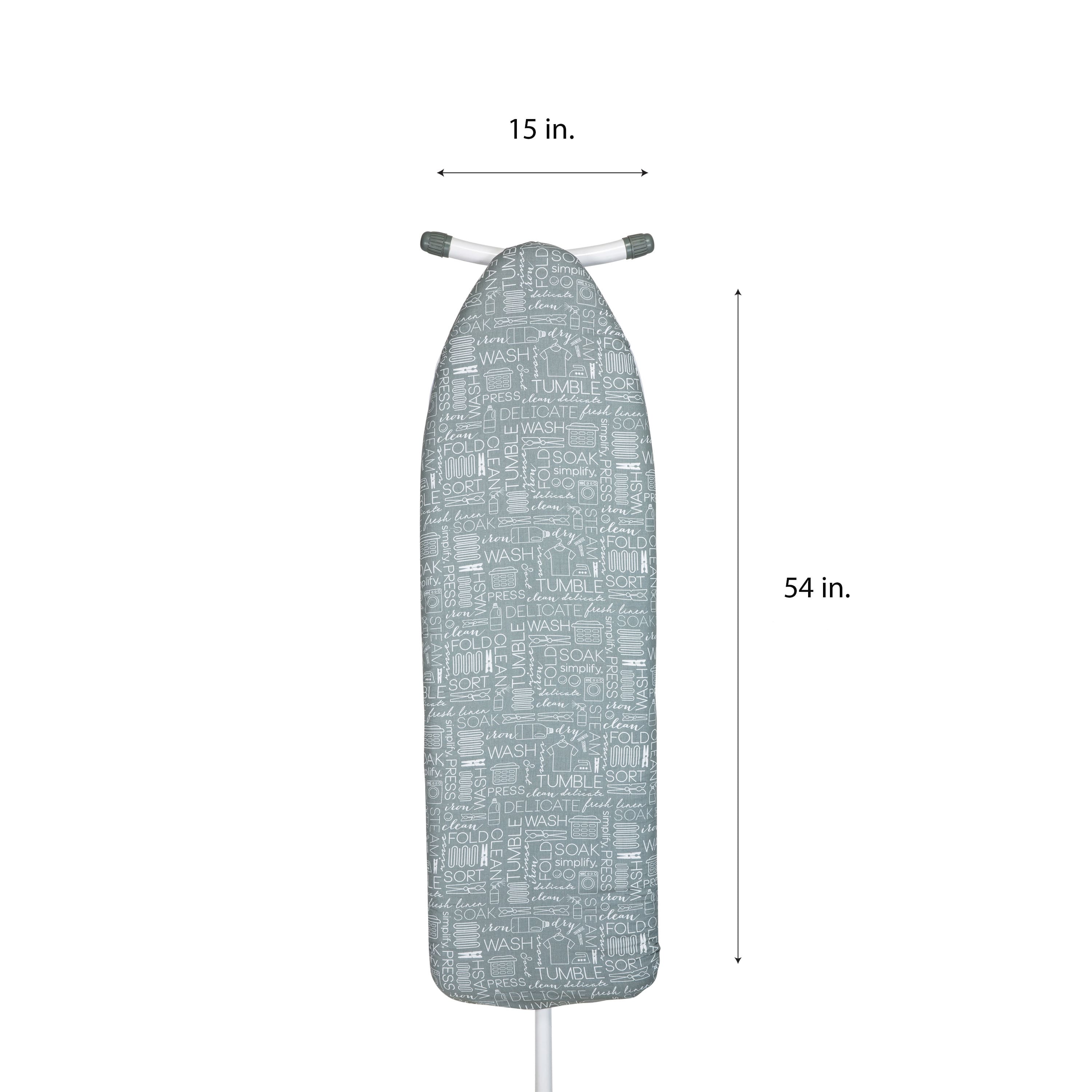 Simplify Gray Scorch Resistant Ironing Board Cover &#x26; Pad