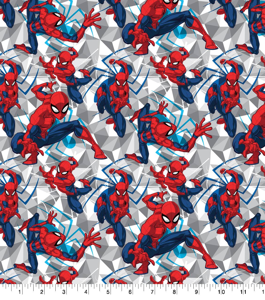 Marvel® Spider-Man Geo Packed Cotton Fabric