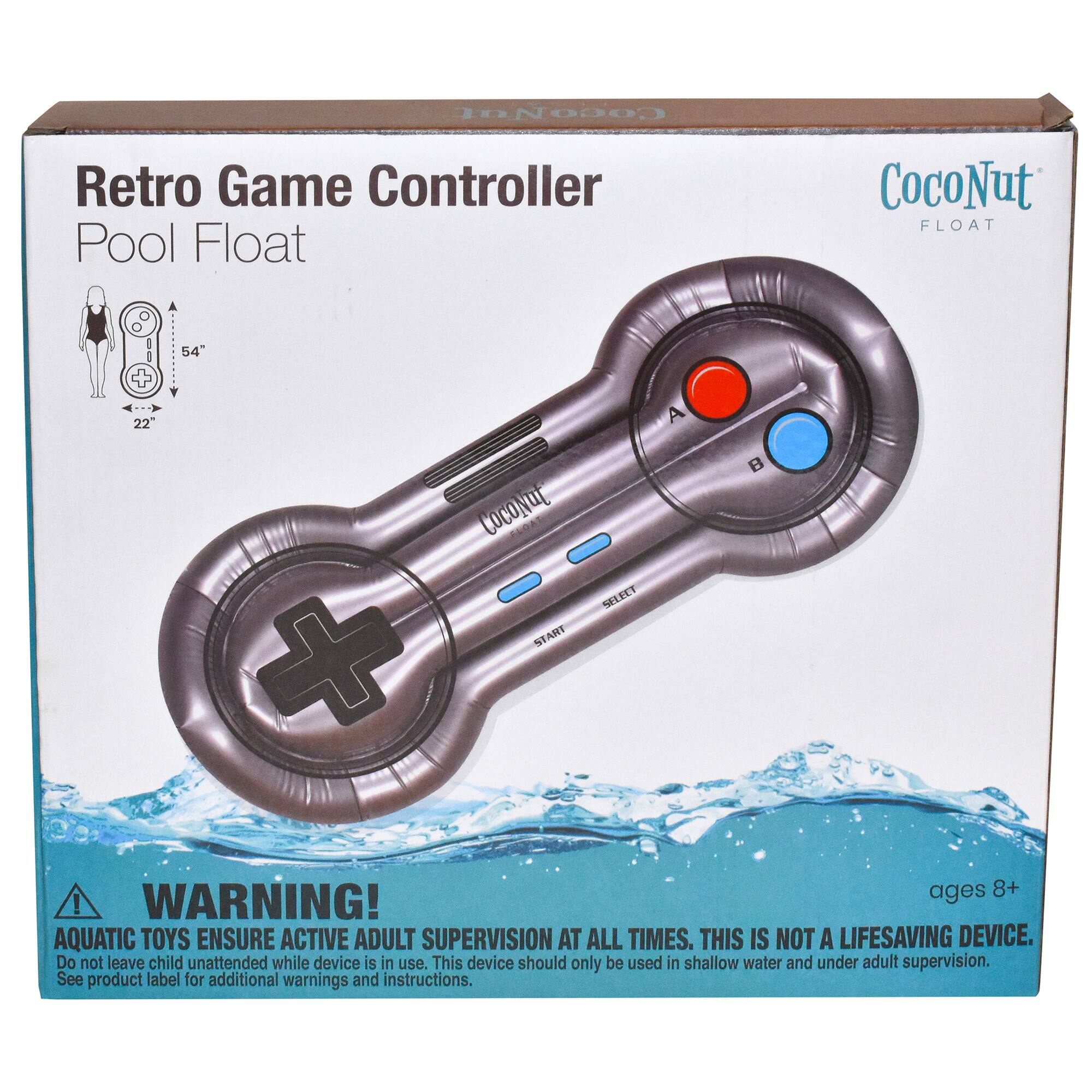 CocoNut Float 54" Retro Game Controller Inflatable Pool Float
