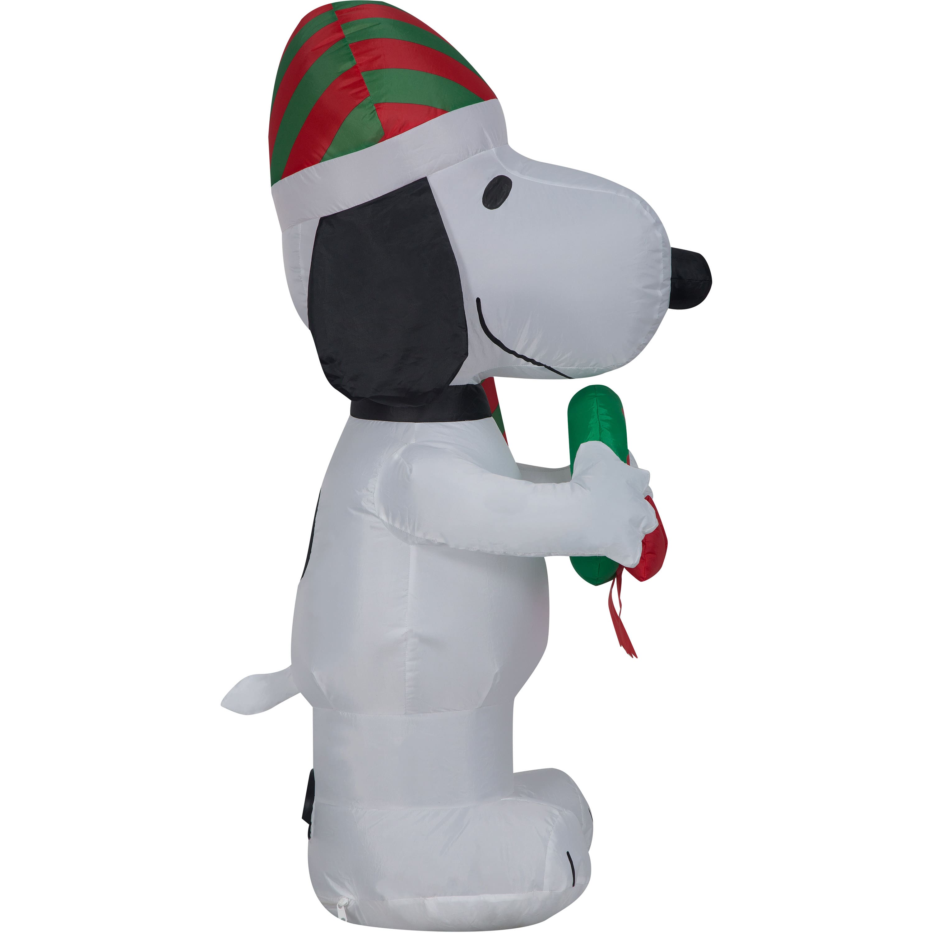 3.5ft. Airblown® Inflatable Snoopy with Wreath | Michaels