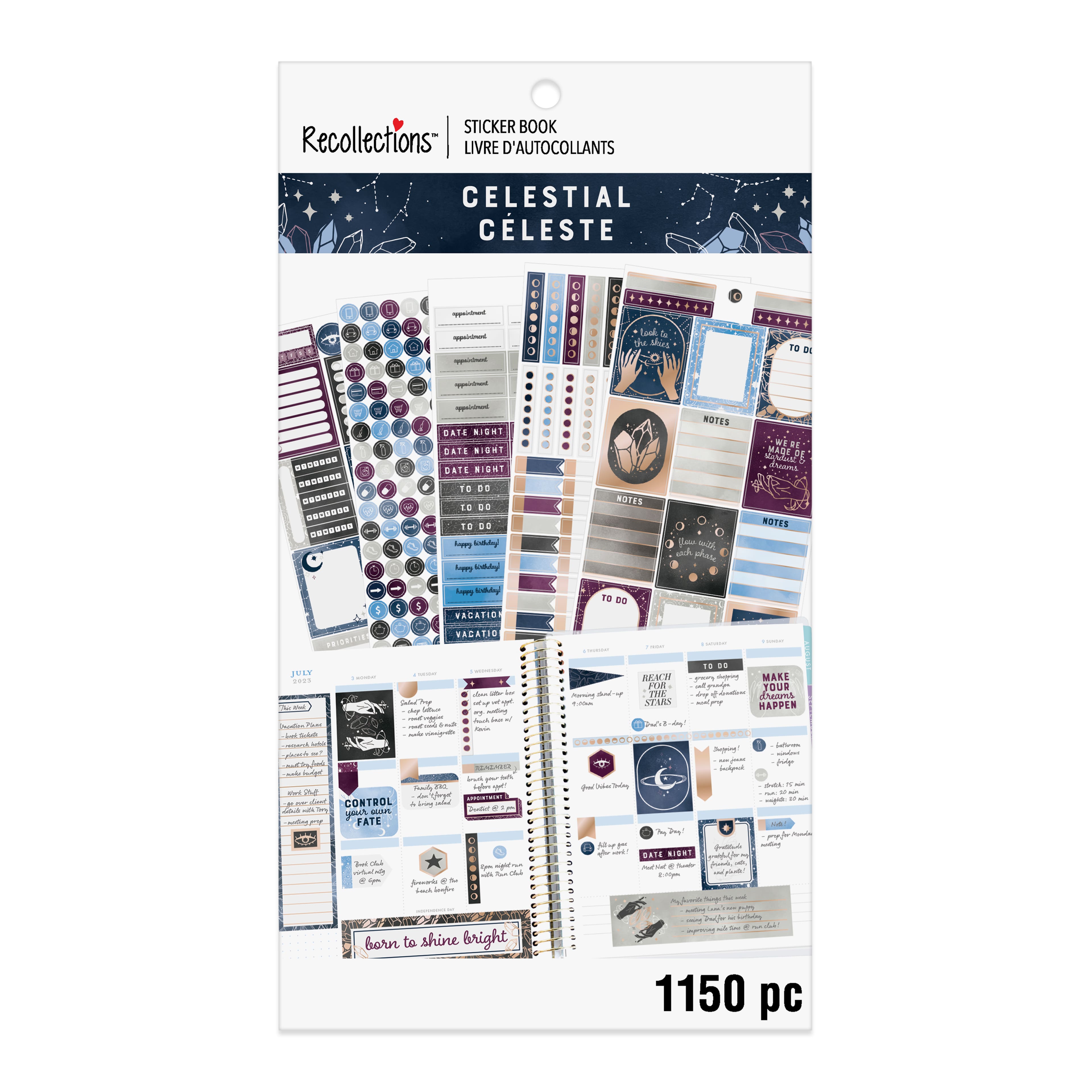 Celestial Planner Sticker Book by Recollections™ Michaels