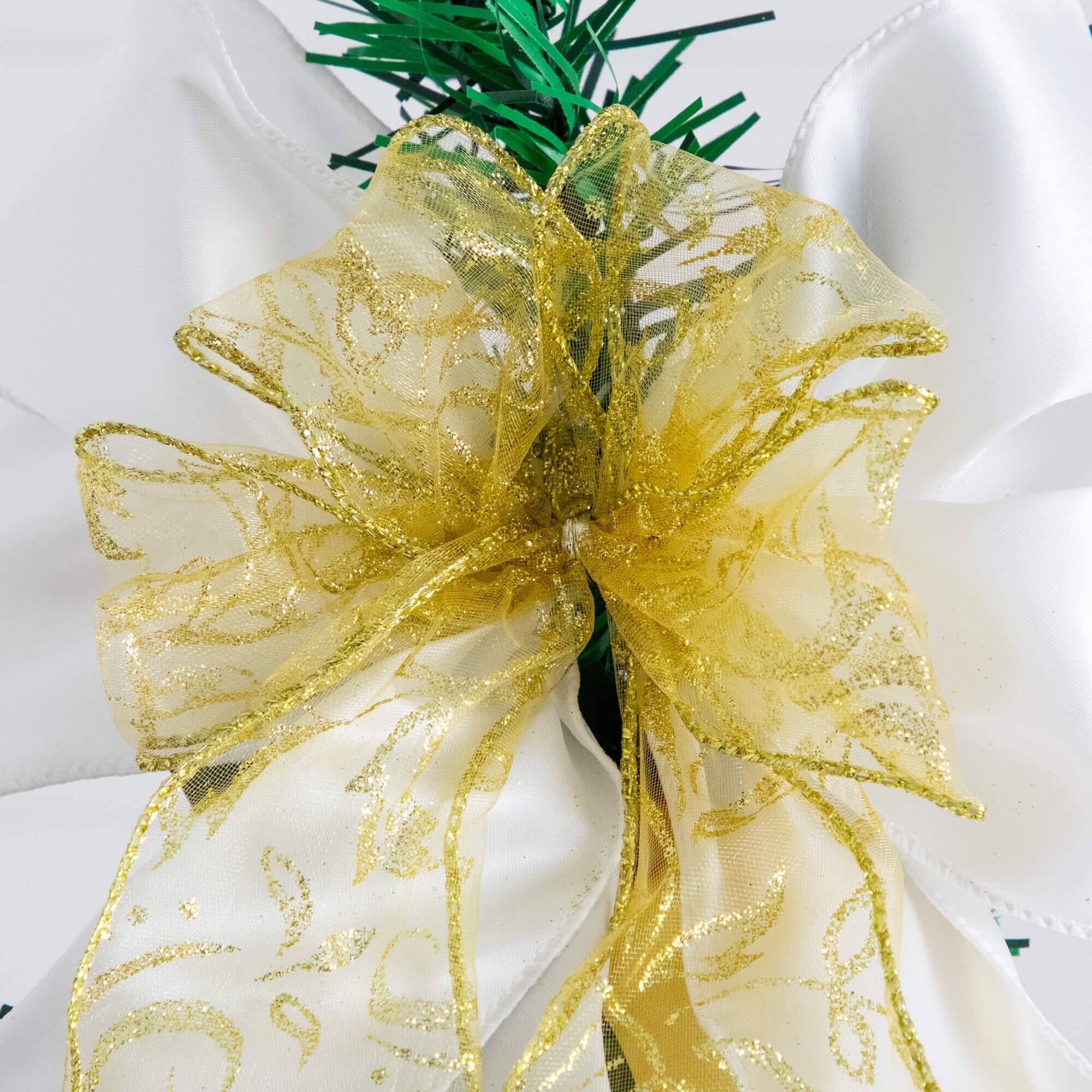 5ft. Pre-Lit Pop-Up Green Artificial Christmas Tree, Warm White LED Lights