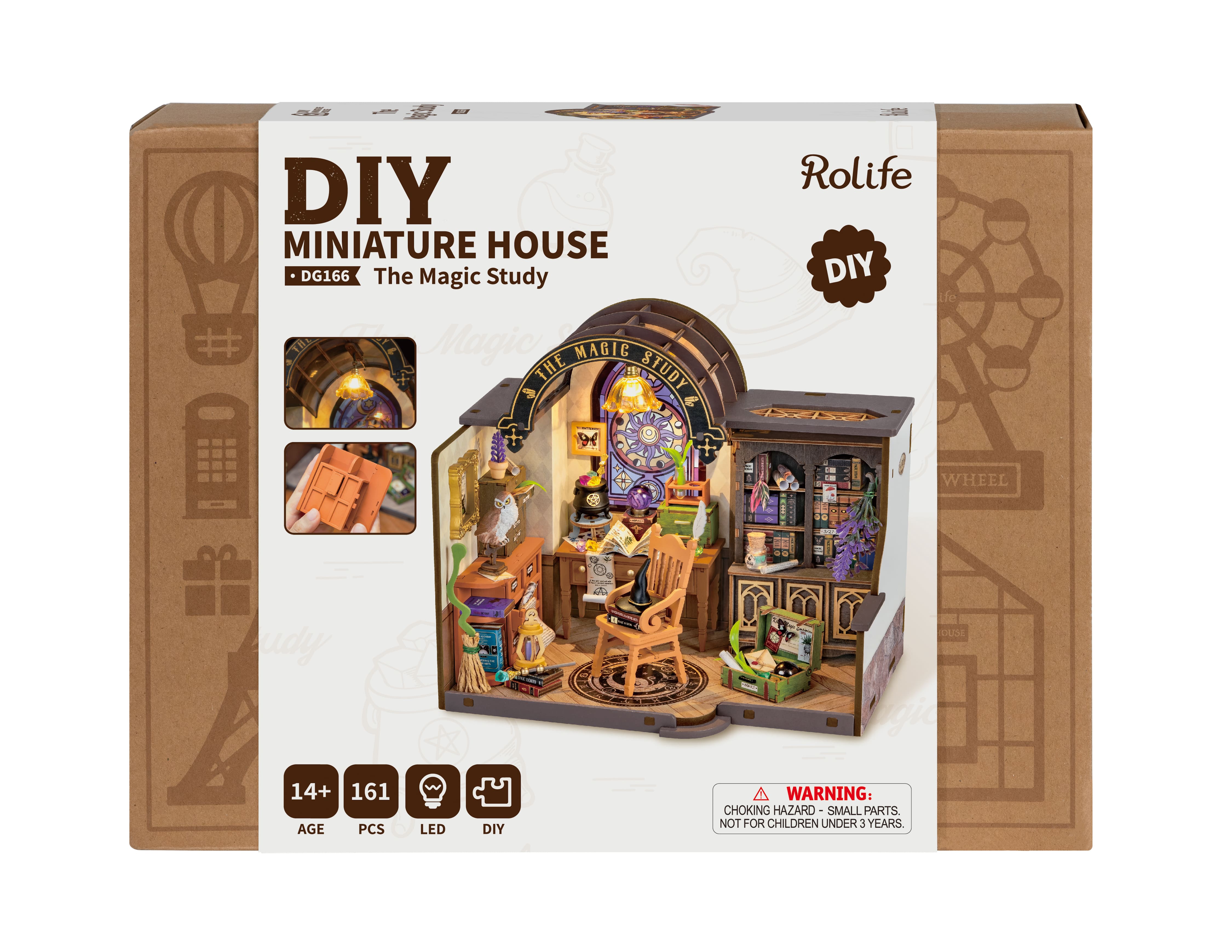 Rolife® The Magic Study DIY Miniature House Kit