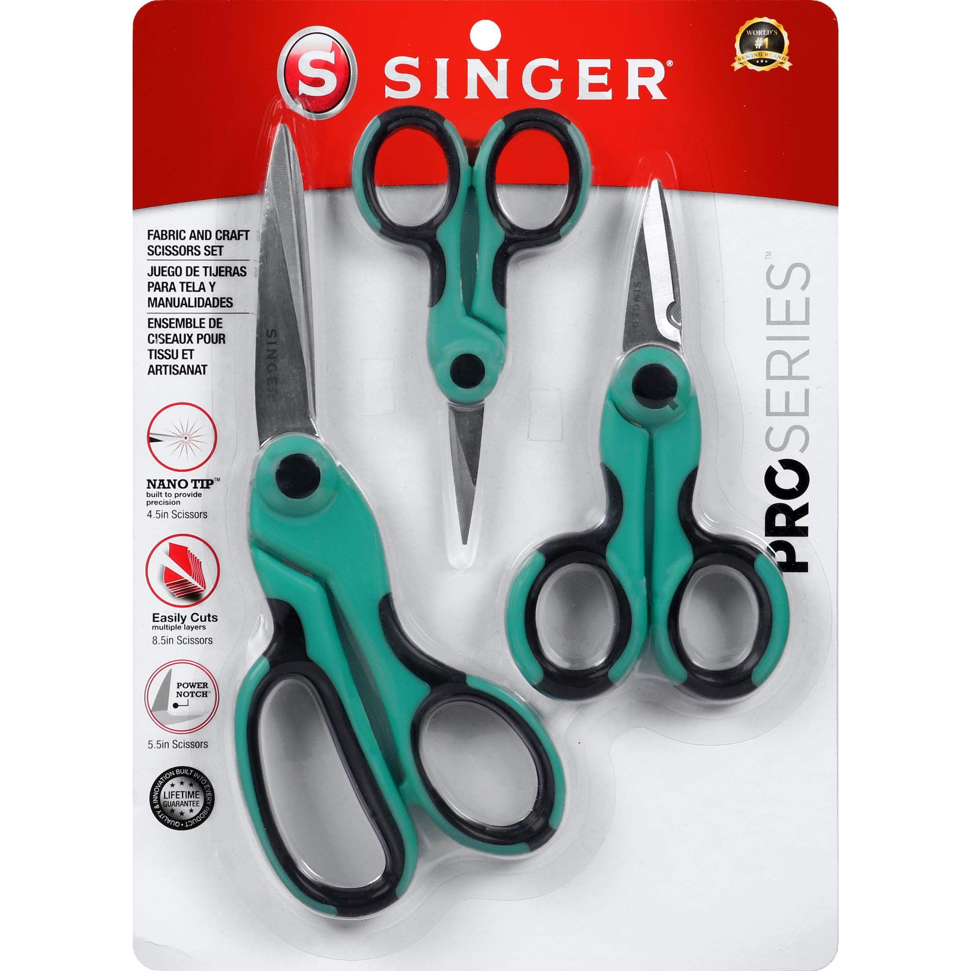 Singer Comfort Grip Scissors Set 4 & 8.5