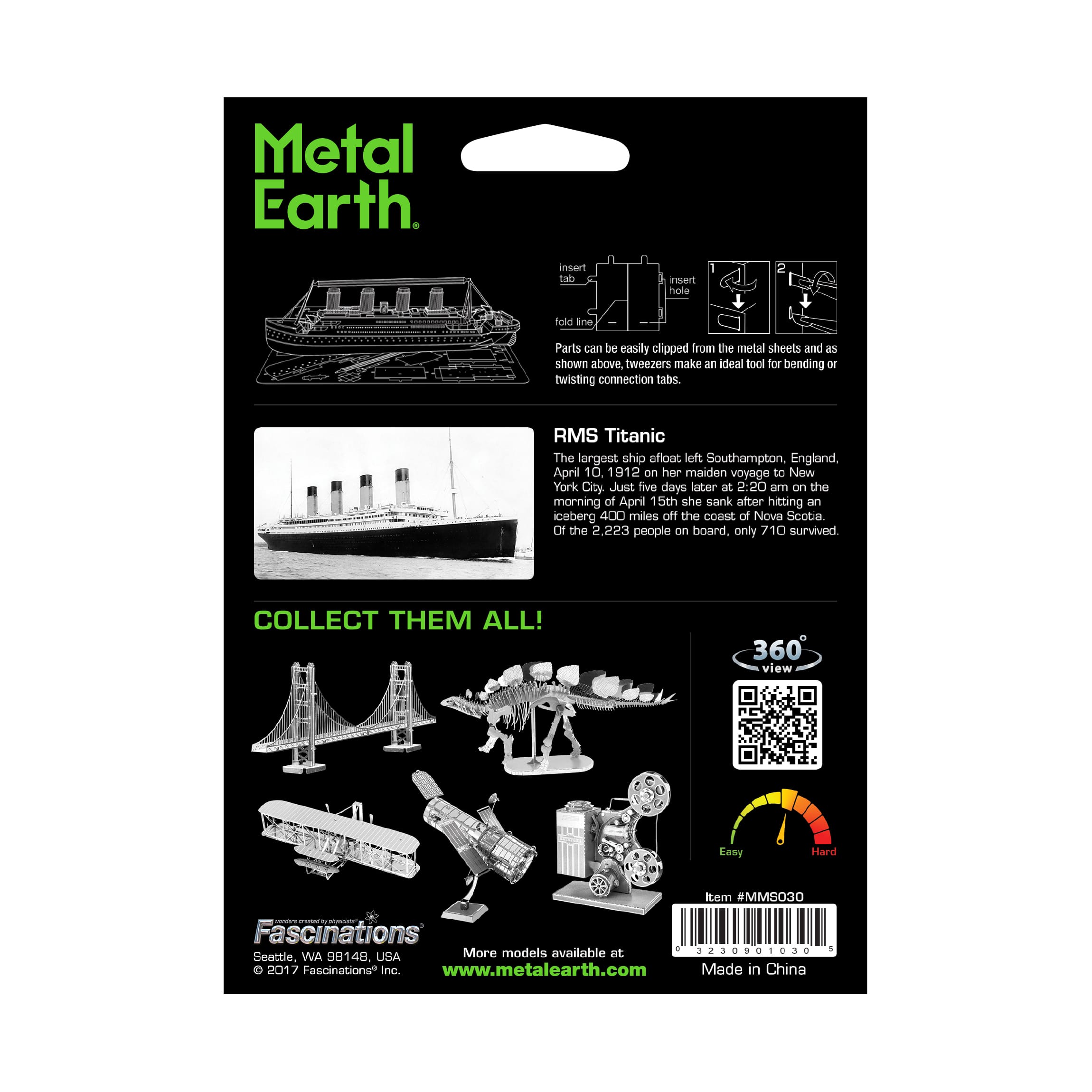 Metal Earth&#xAE; Titanic 3D Metal Model Kit