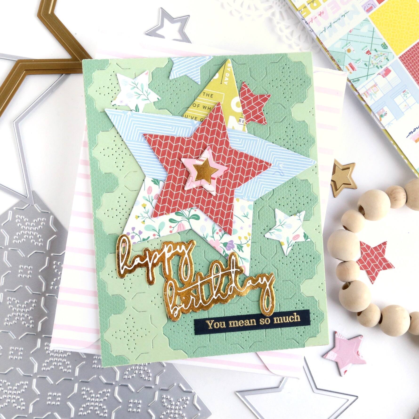 Pinkfresh Studio Nested Stars Hot Foil Plates