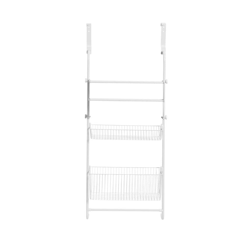 Household Essentials Metal Over the Door Drying Storage Rack