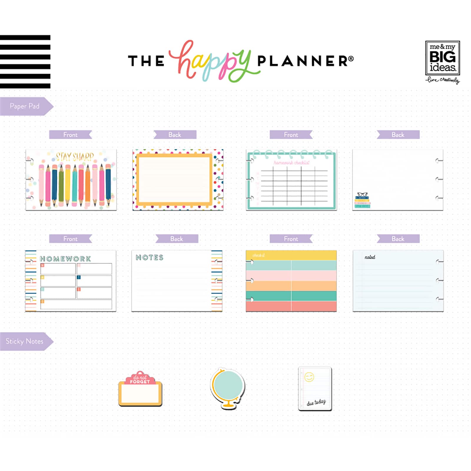 The Happy Planner&#xAE; Stay Sharp Multi Accessory Pack