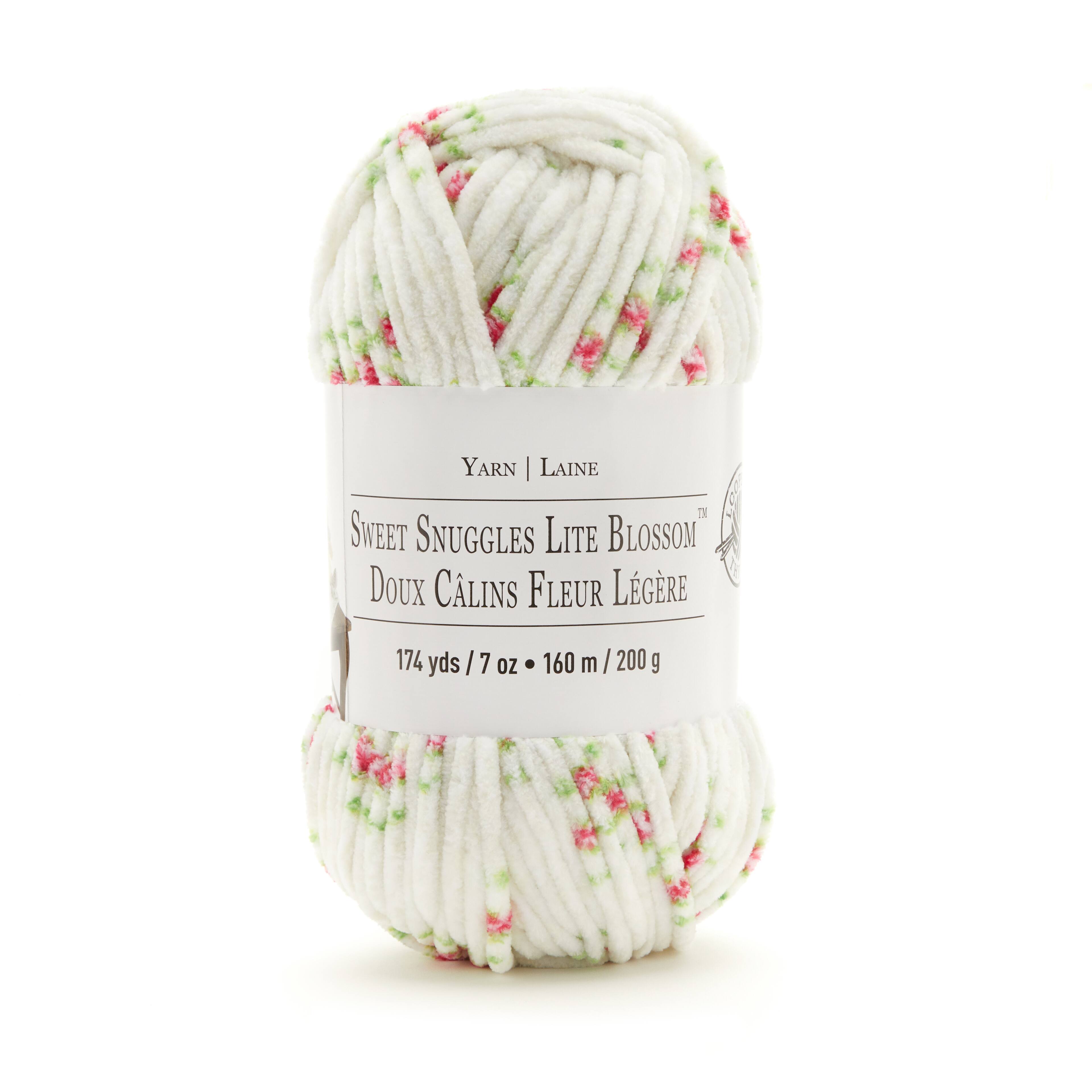 Sweet Snuggles Lite Blossom™ Yarn by Loops & Threads