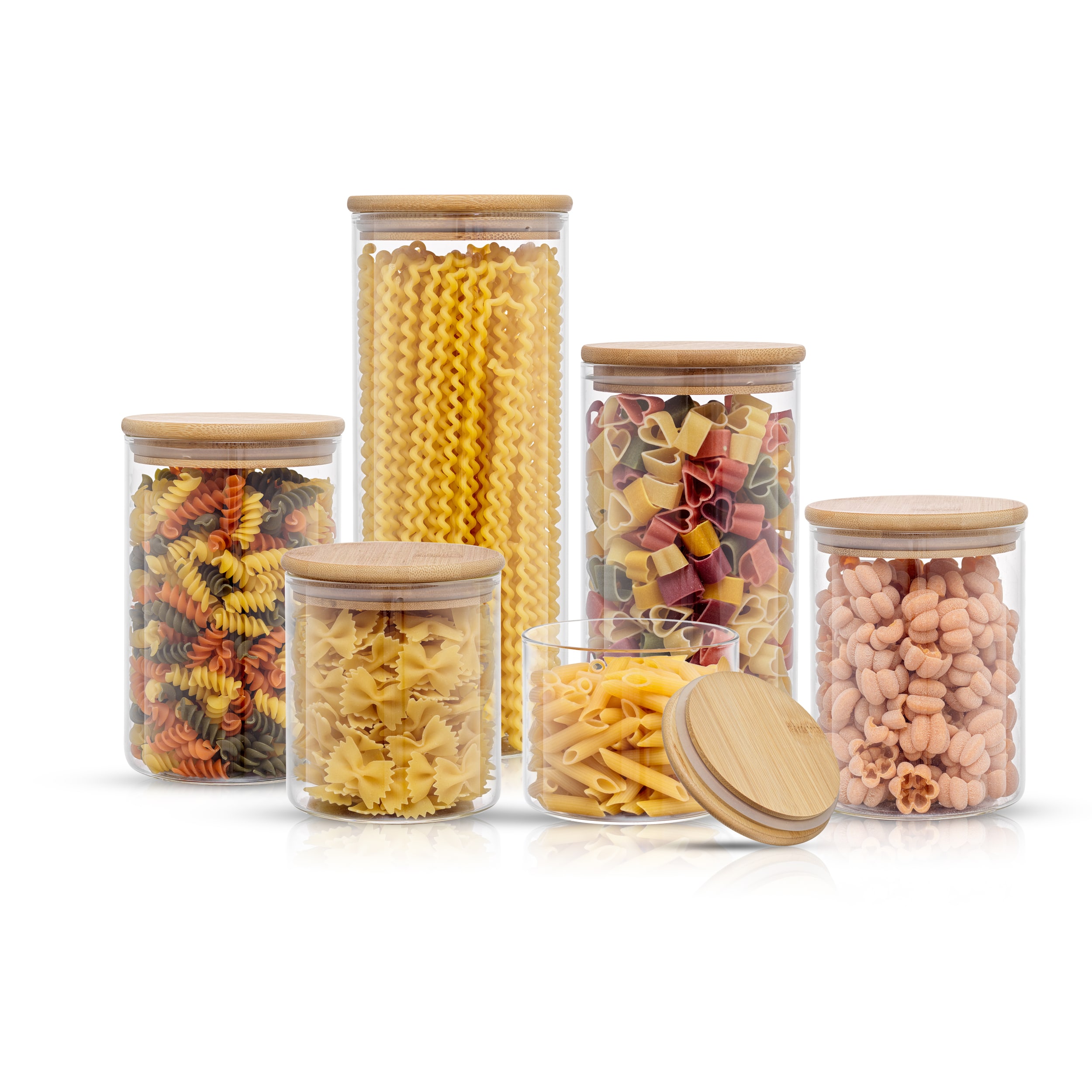 JoyJolt® Airtight Storage Jars with Clamp Lids Set