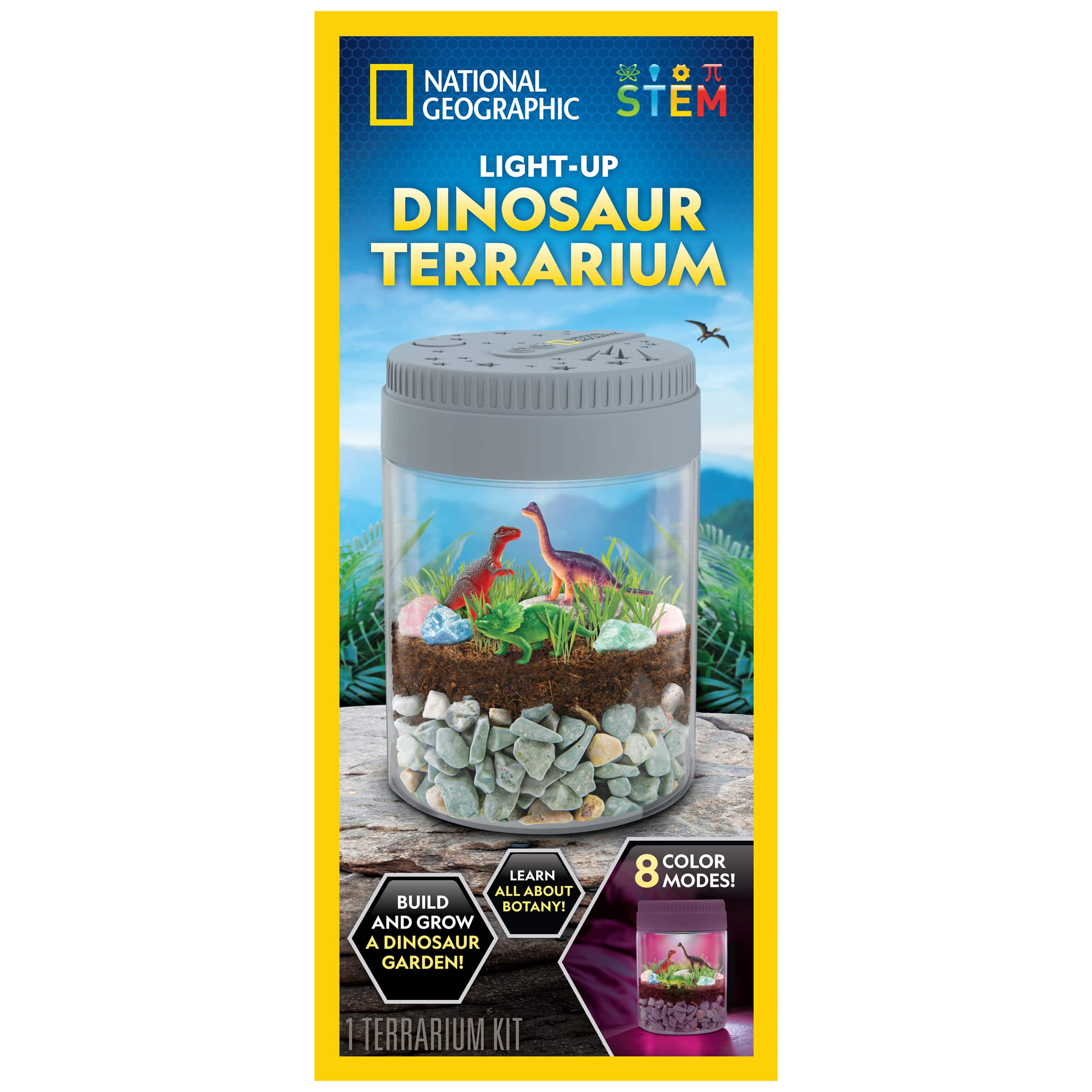National Geographic&#x2122; Light-Up Dinosaur Terrarium