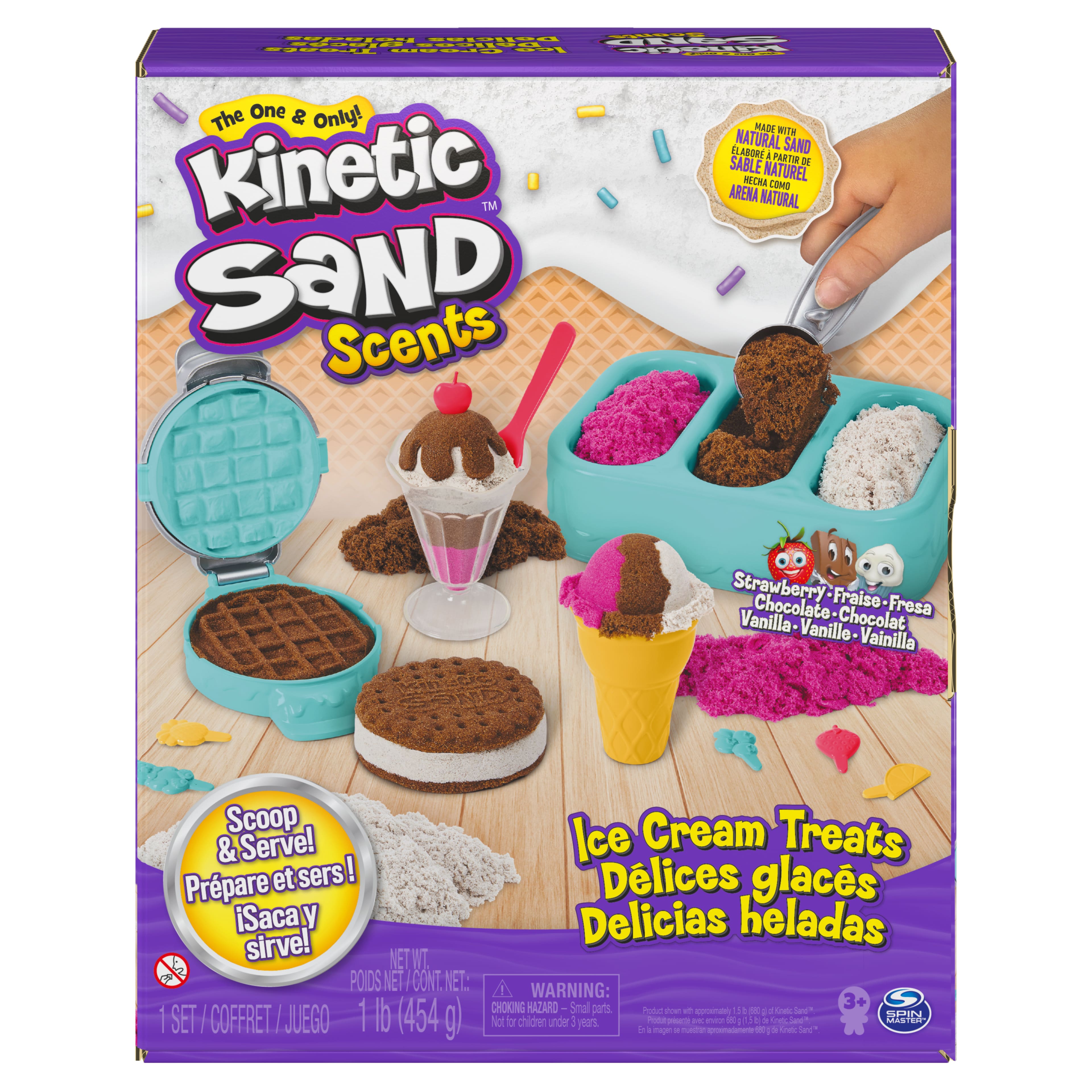 Kinetic Sand&#x2122; Ice Cream Treats Scented Playset