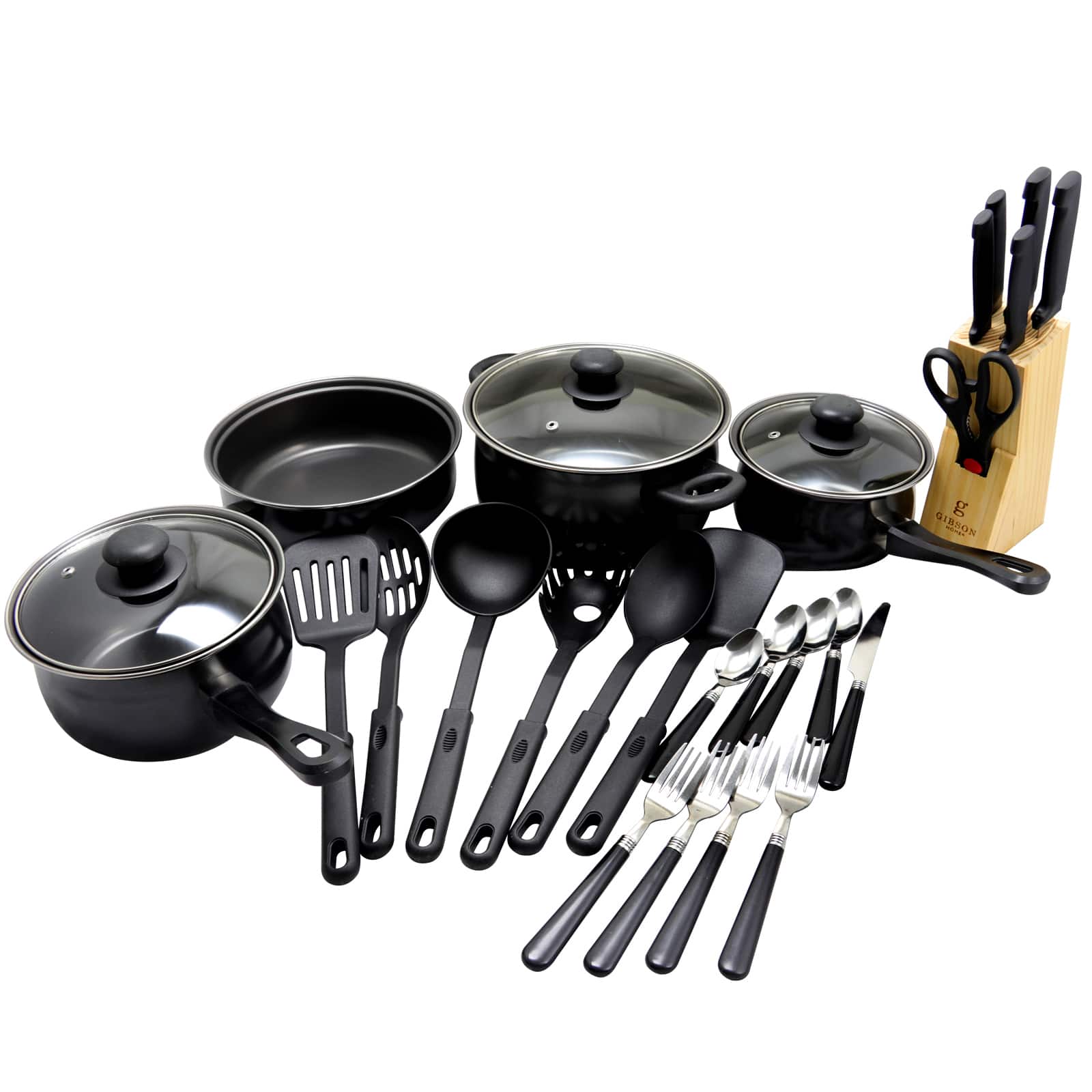 Gibson Home® Total Kitchen 32-Piece Cookware Combo Set