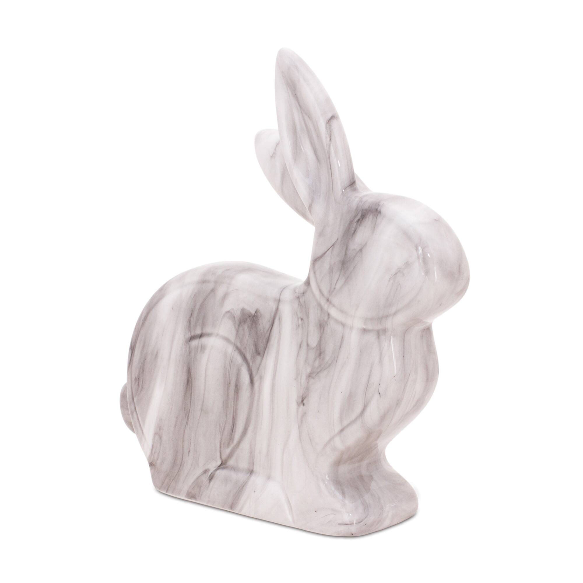 Marble Print Rabbit D&#xE9;cor Set