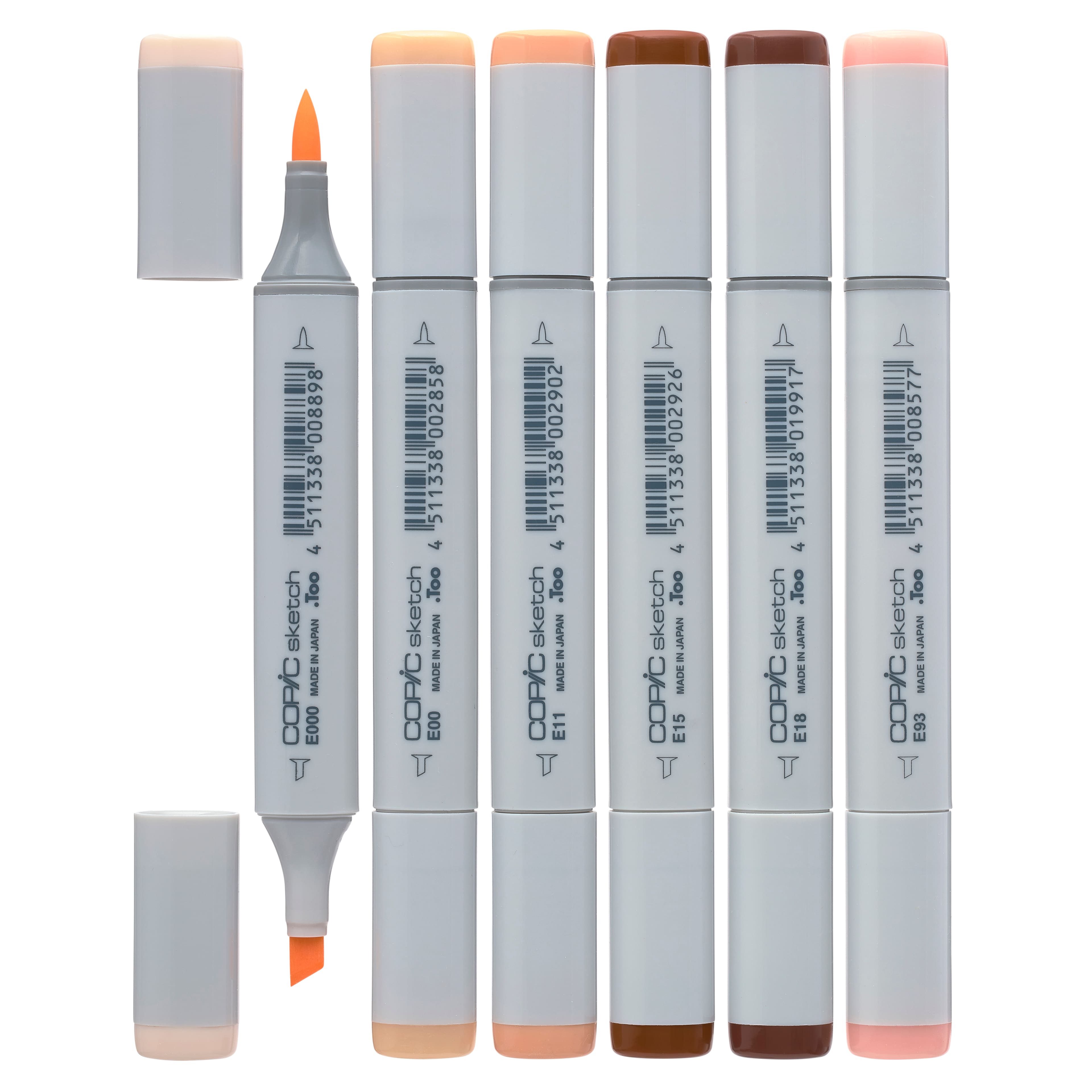 Copic Sketch Markers Earth Tones Skin Tones Adult Coloring Curated Sets