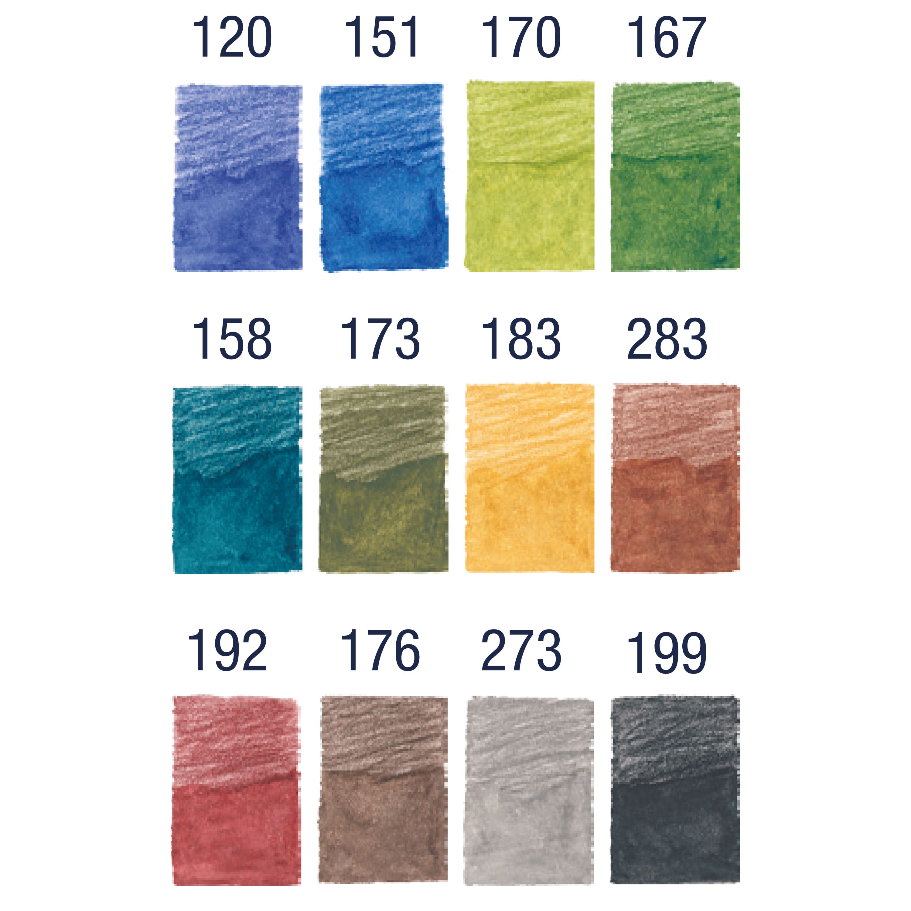 Faber-Castell&#xAE; Goldfaber Aqua 12 Color Landscape Watercolor Pencil Set