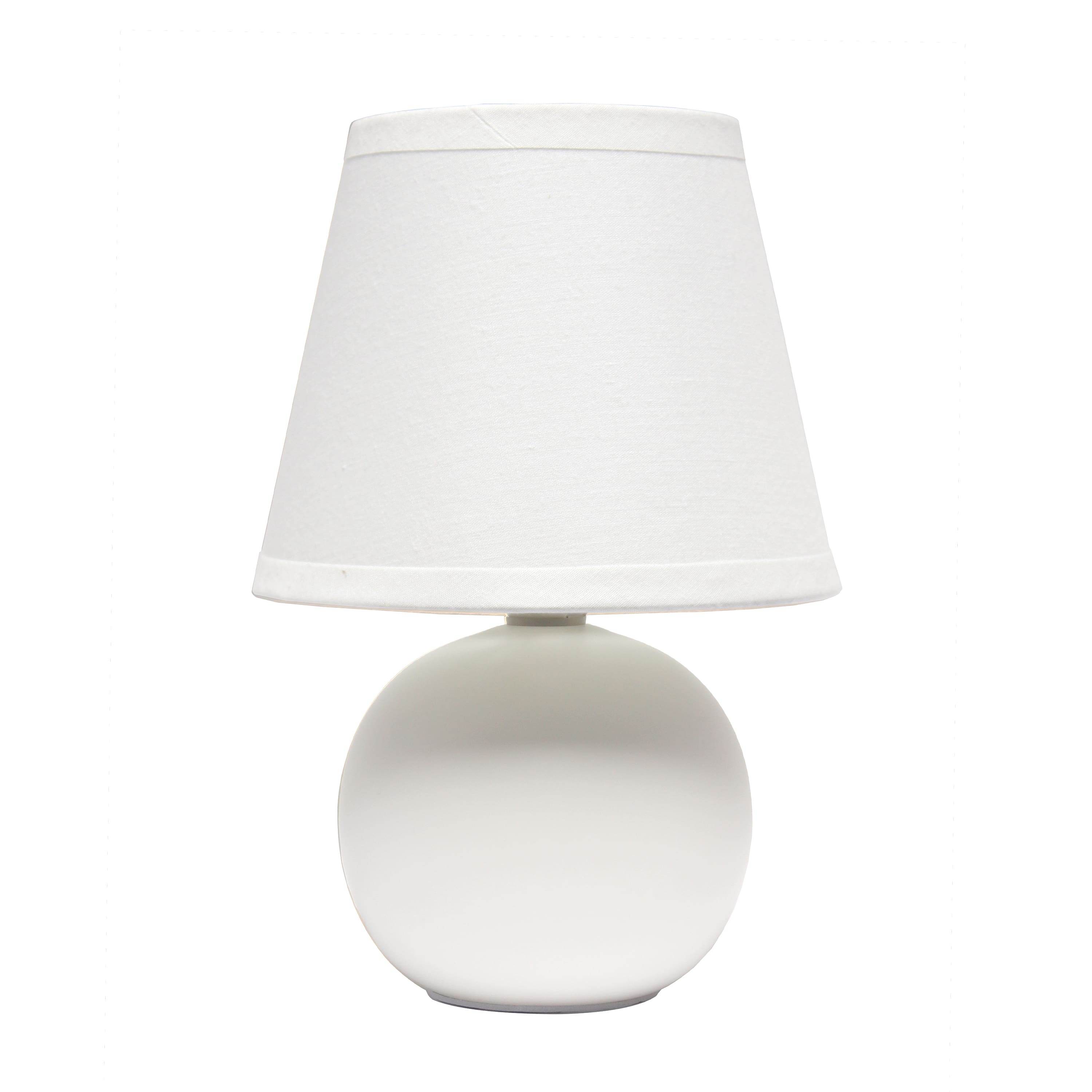 Creekwood Home Nauru 8.5&#x22; Ceramic Orb Base Table Lamp