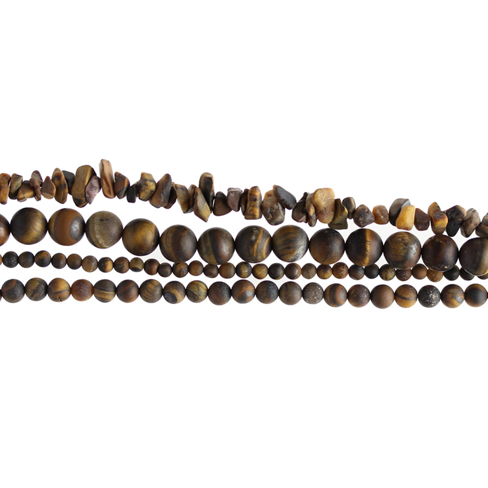 Matte Brown Tiger&#x27;s Eye Stone Beads by Bead Landing&#x2122;