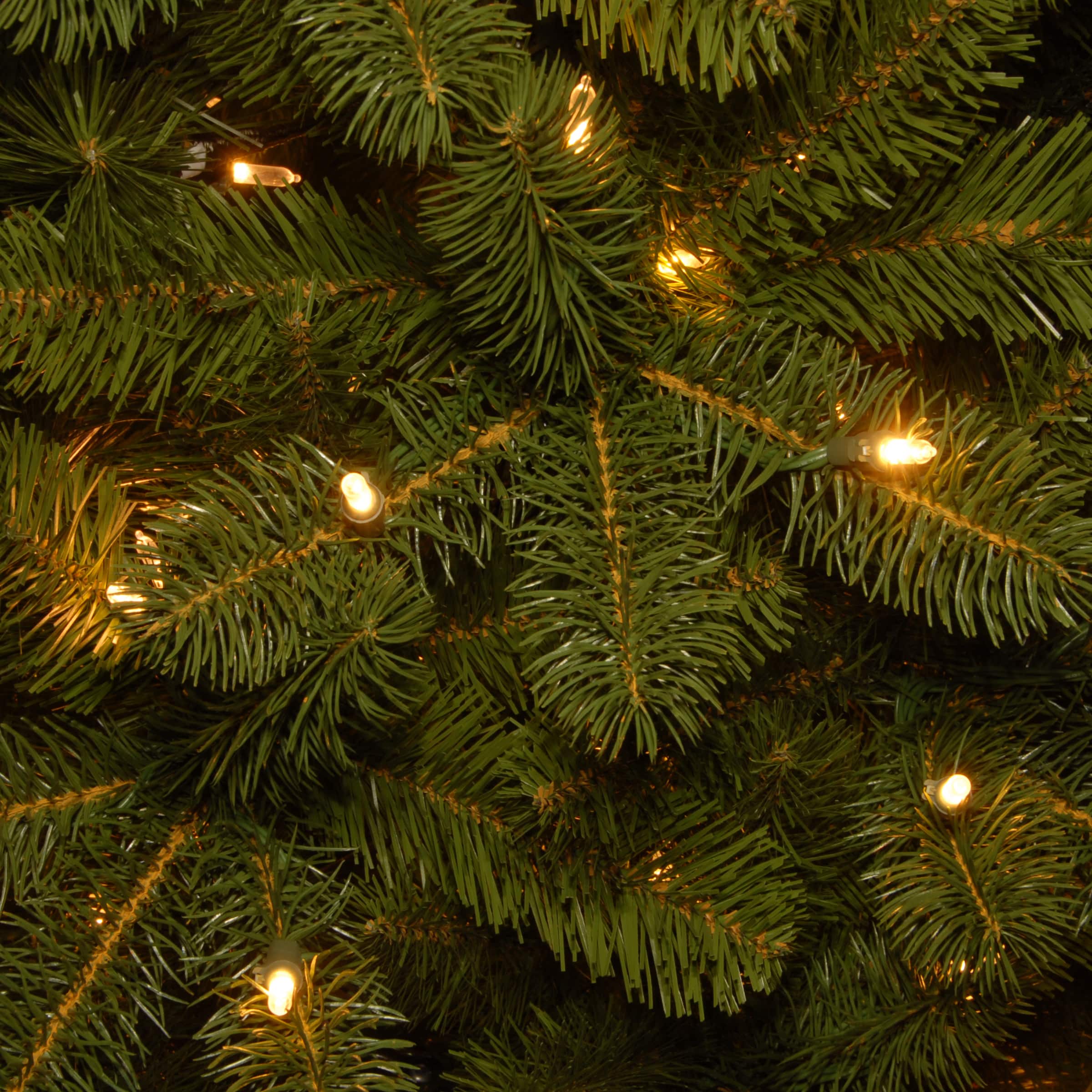 6.5 Ft. Pre-Lit Feel Real&#xAE; Downswept Douglas Fir Pencil Slim Artificial Christmas Tree, Clear Lights