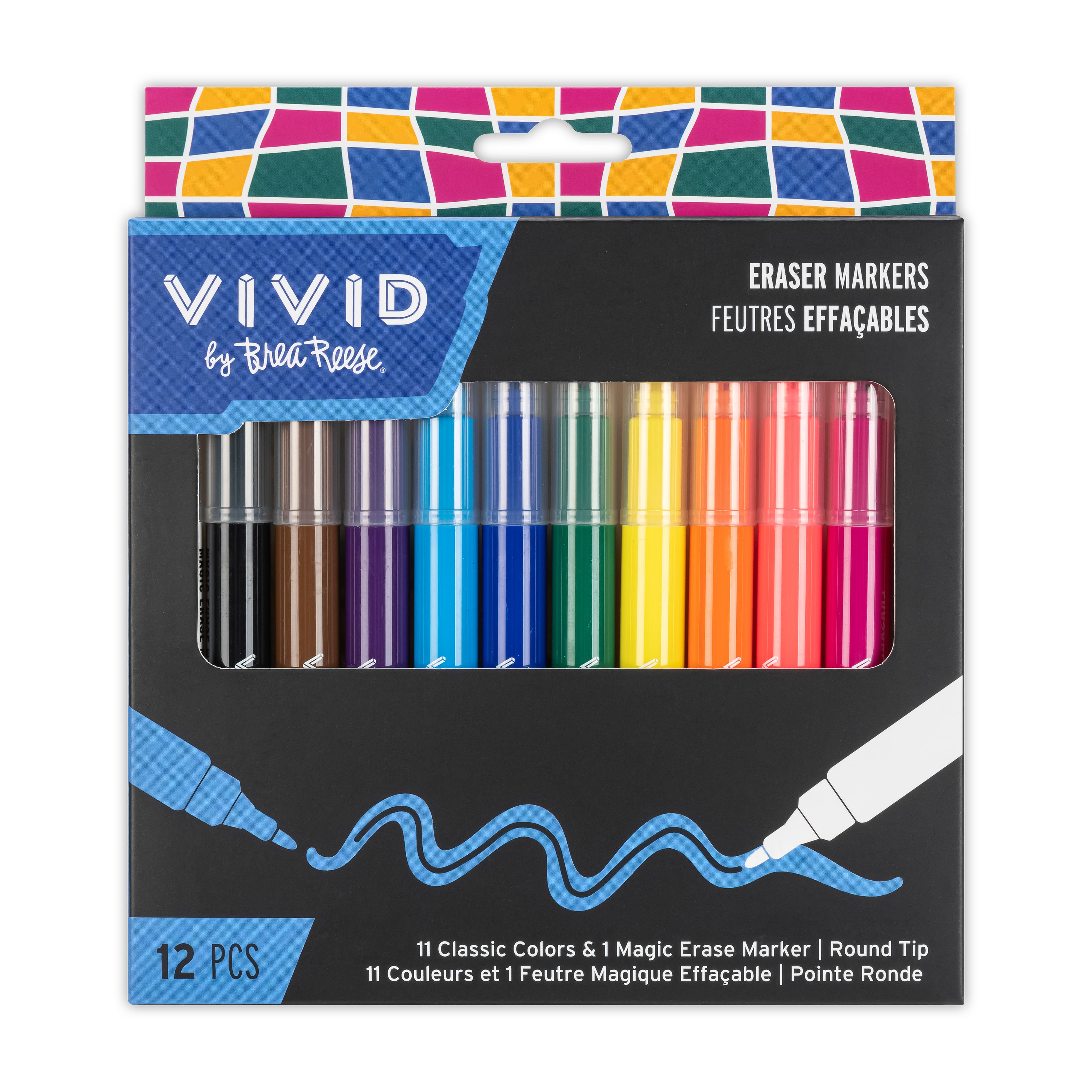 VIVID by Brea Reese&#xAE; Eraser Markers Set