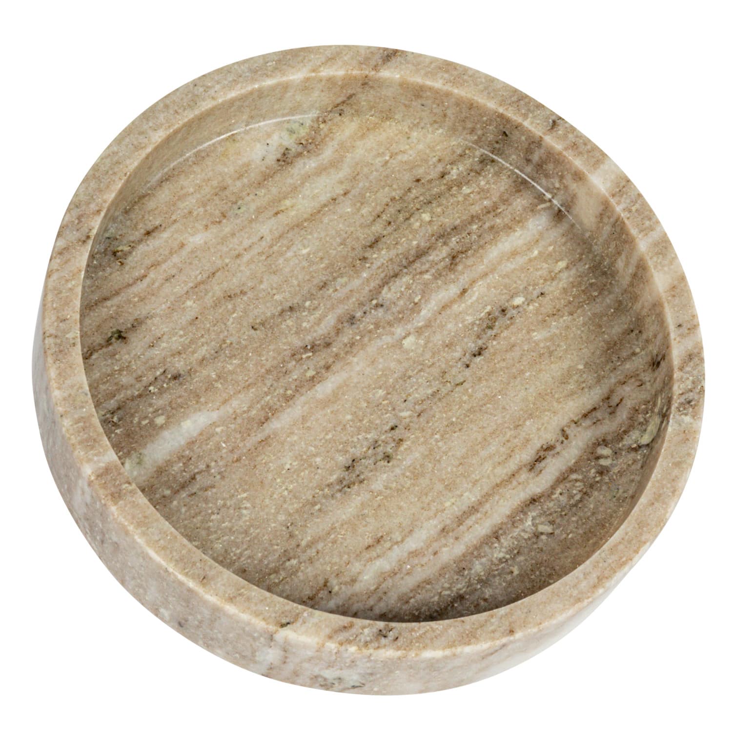 Hello Honey&#xAE; 8&#x22; Beige Marble Bowl Dish