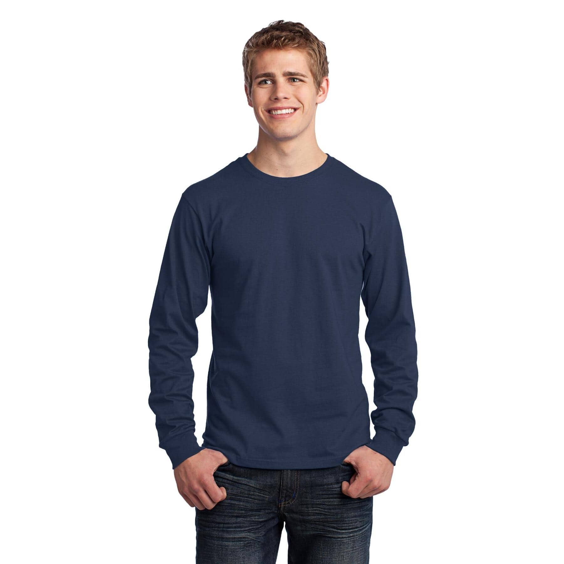 Port & Company® Long Sleeve Adult Core Cotton T-Shirt
