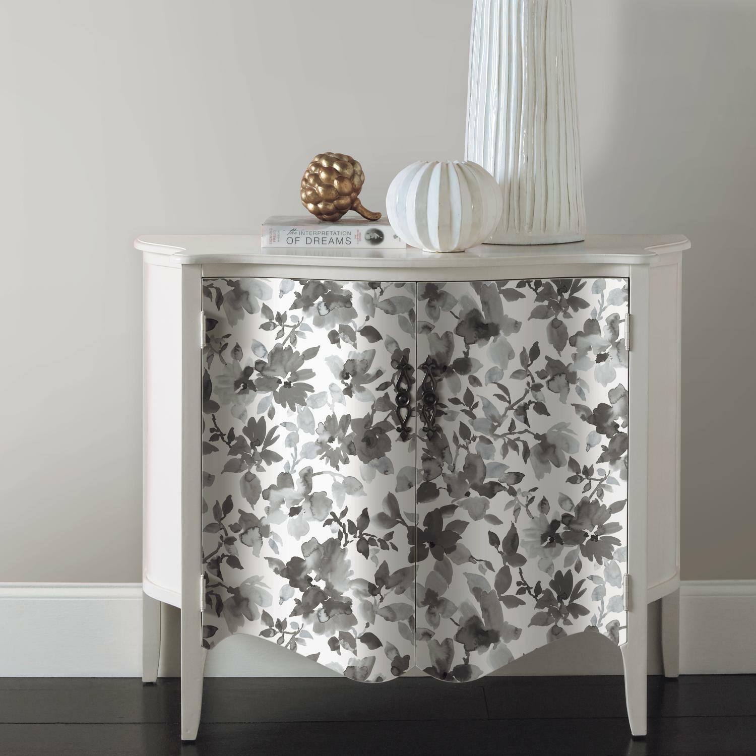 RoomMates Watercolor Floral Peel & Stick Wallpaper