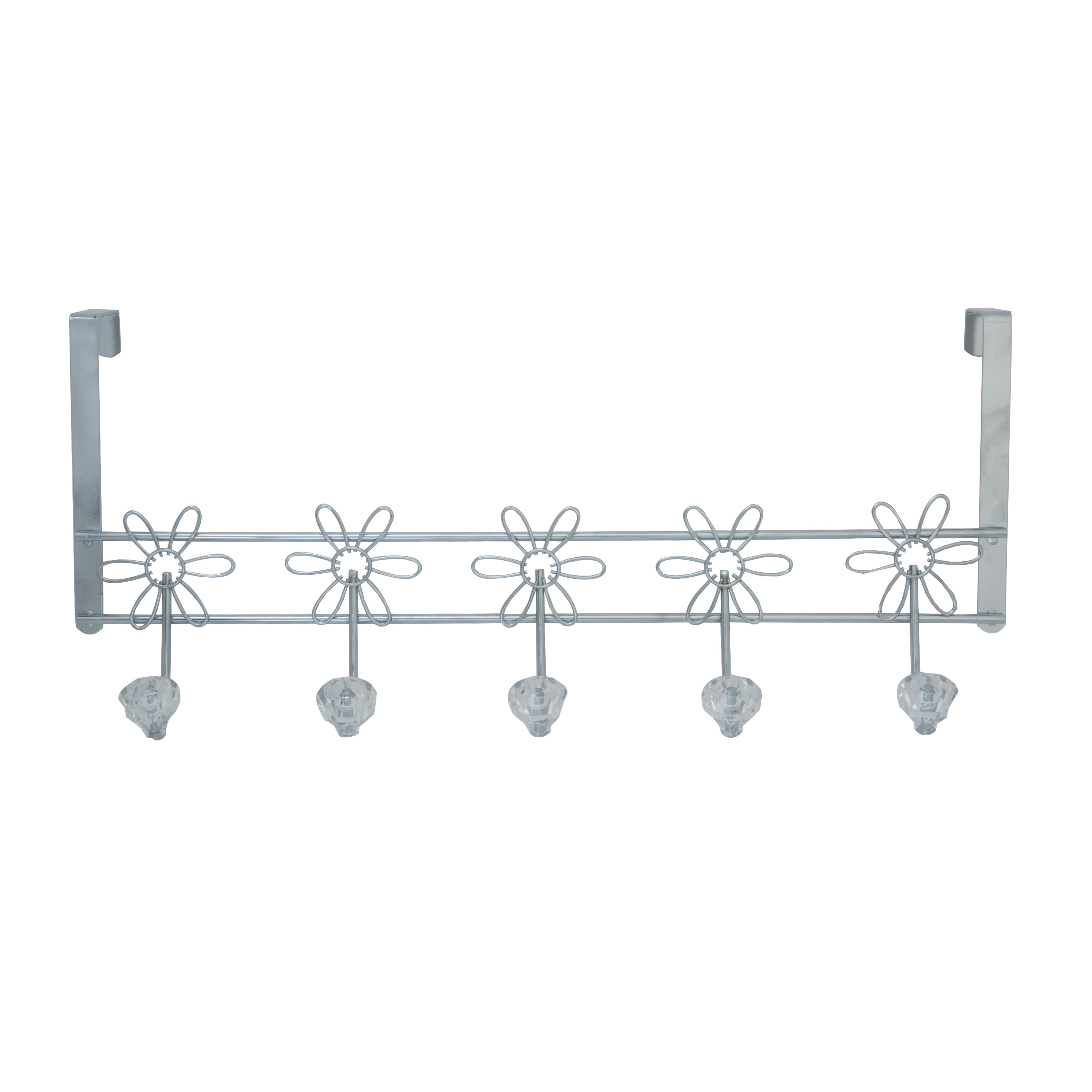 Simplify Crystal Daisy Over the Door Hook Rack