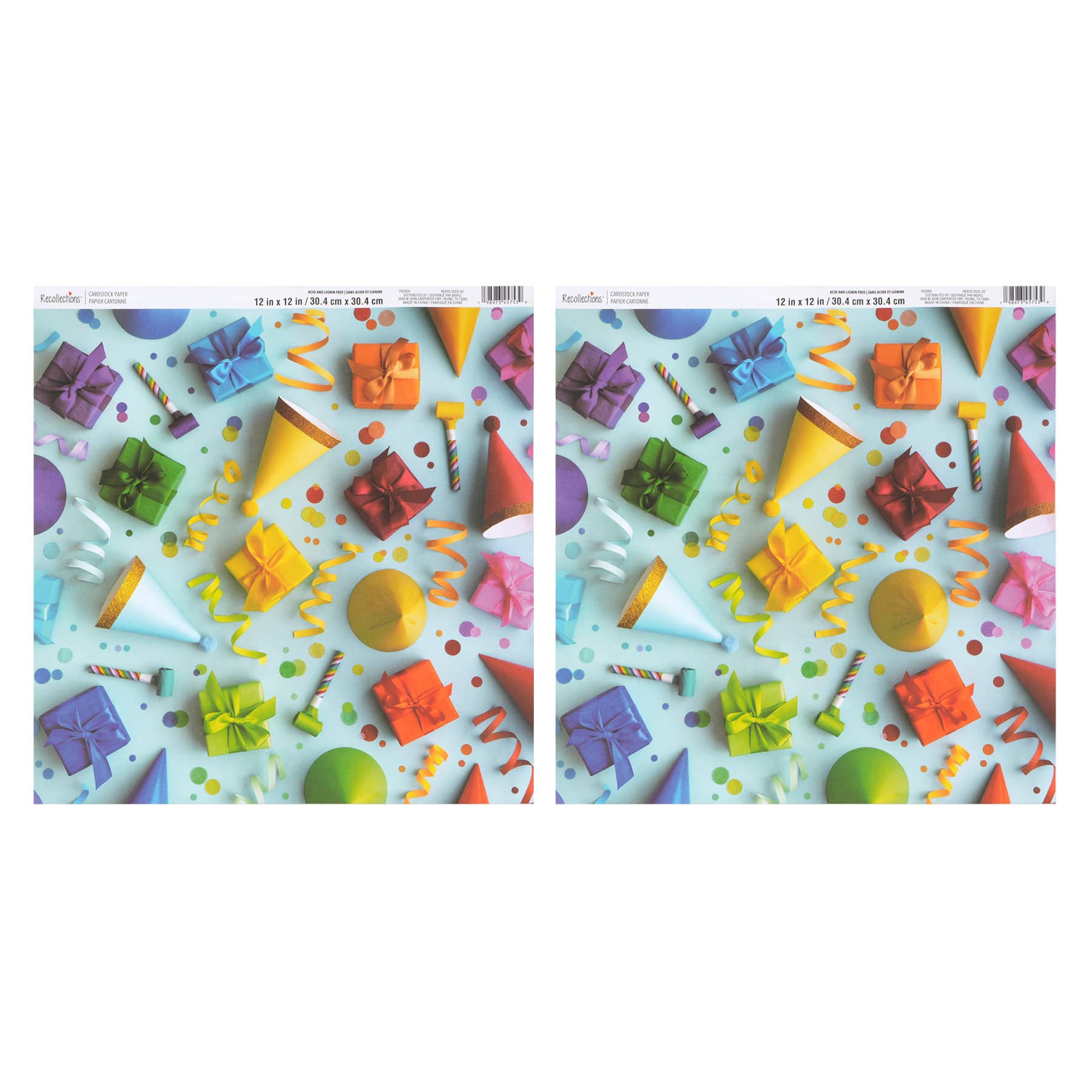 12&#x22; x 12&#x22; Double-Sided Photo-Real Party Cardstock Paper by Recollections&#x2122;