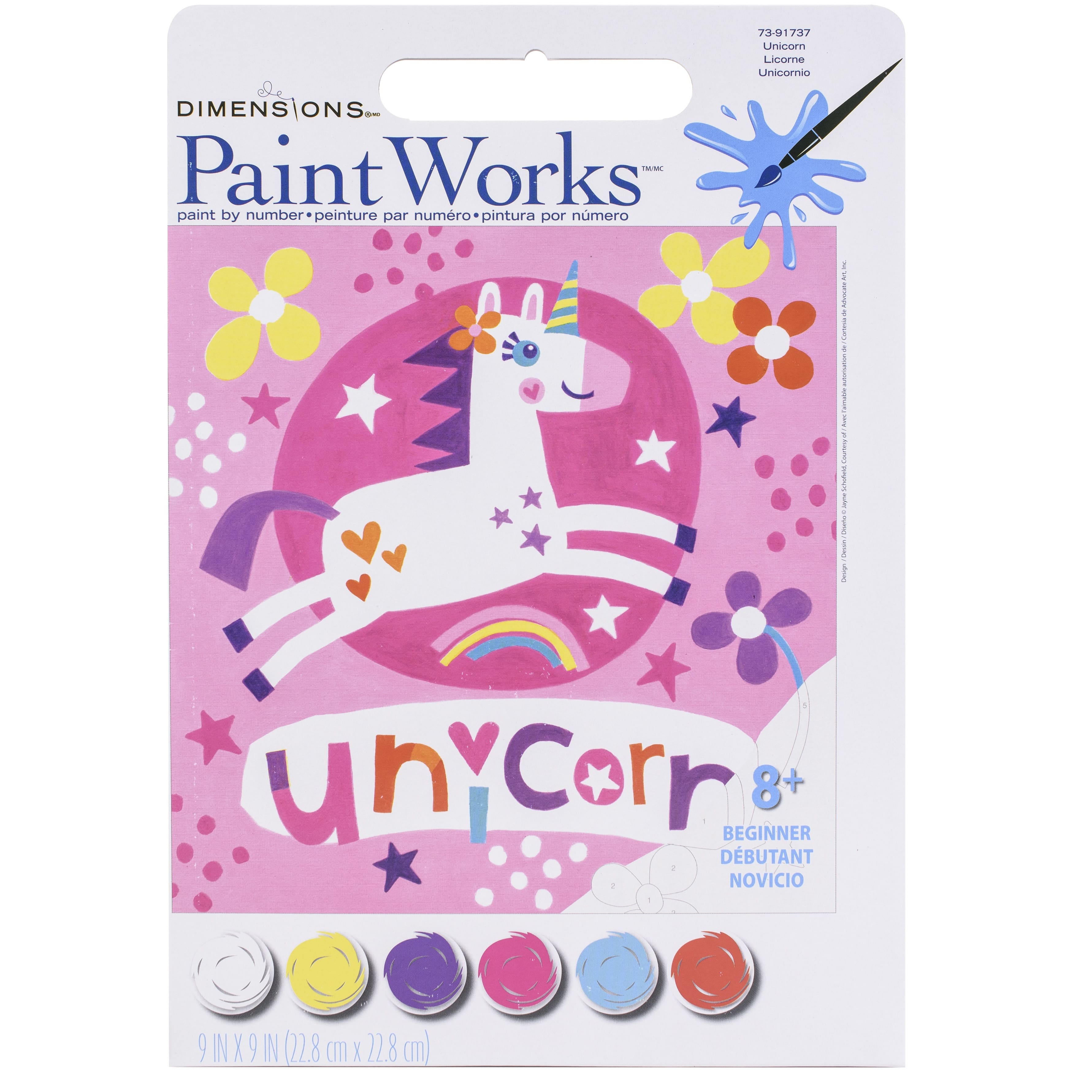 Dimensions&#xAE; PaintWorks&#x2122; Unicorn Paint-by-Number Kit