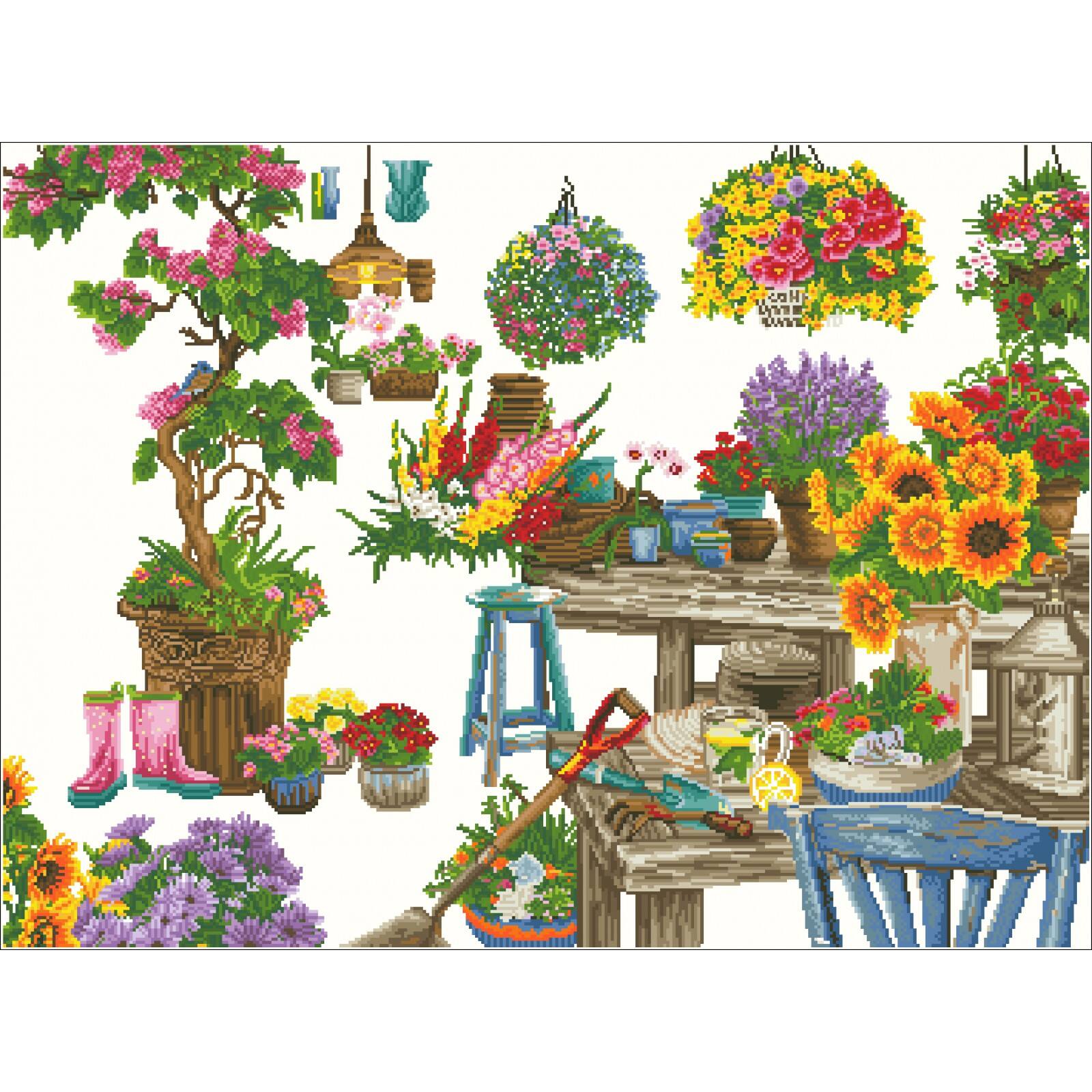 Diamond Dotz&#xAE; Advanced Gardener&#x27;s Paradise Diamond Facet Art Kit