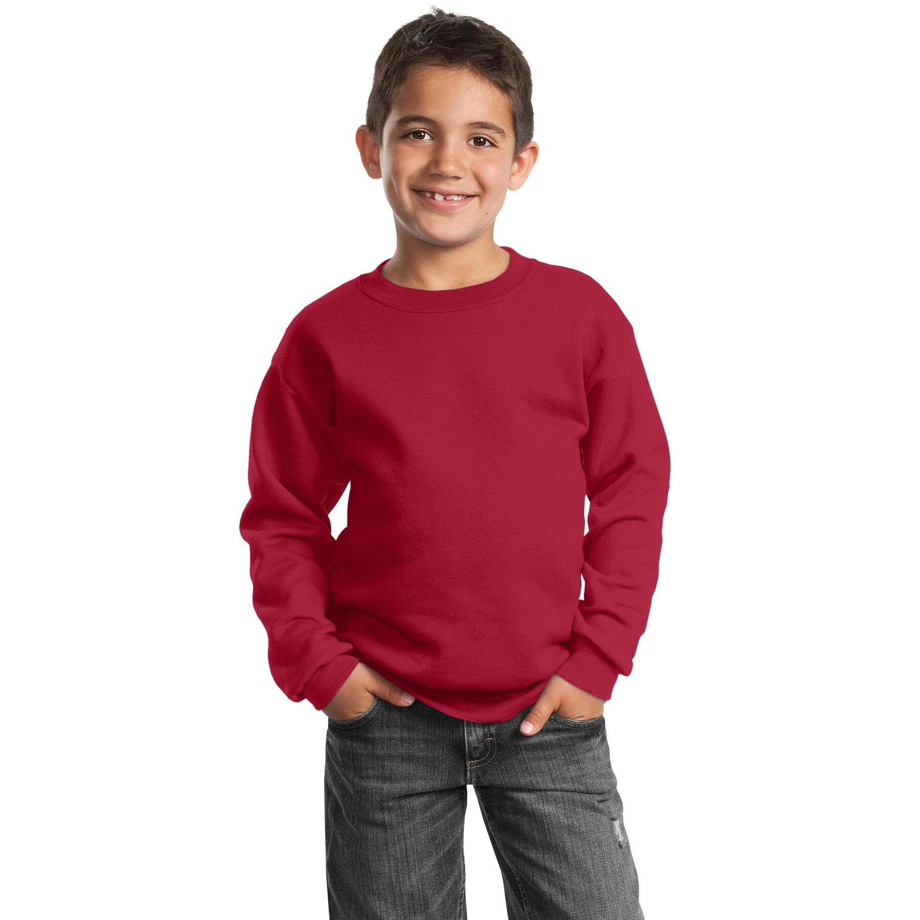 Port &#x26; Company&#xAE; Youth Core Fleece Crewneck Sweatshirt