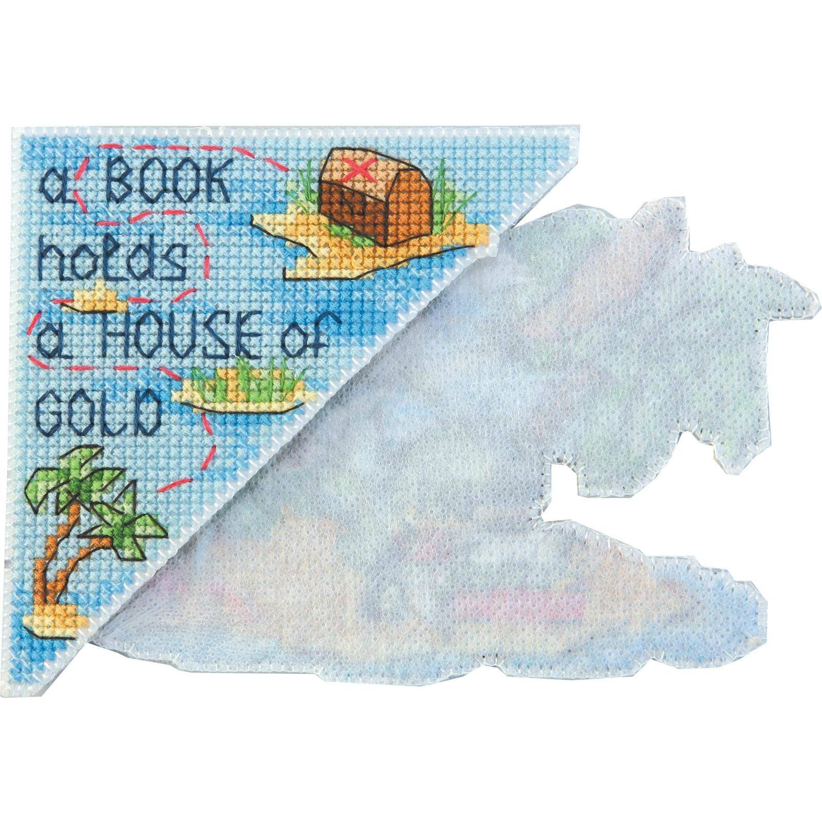 Crystal Art Plastic Canvas Counted Cross Stitch Kit Bookmark Fantasy World Boy