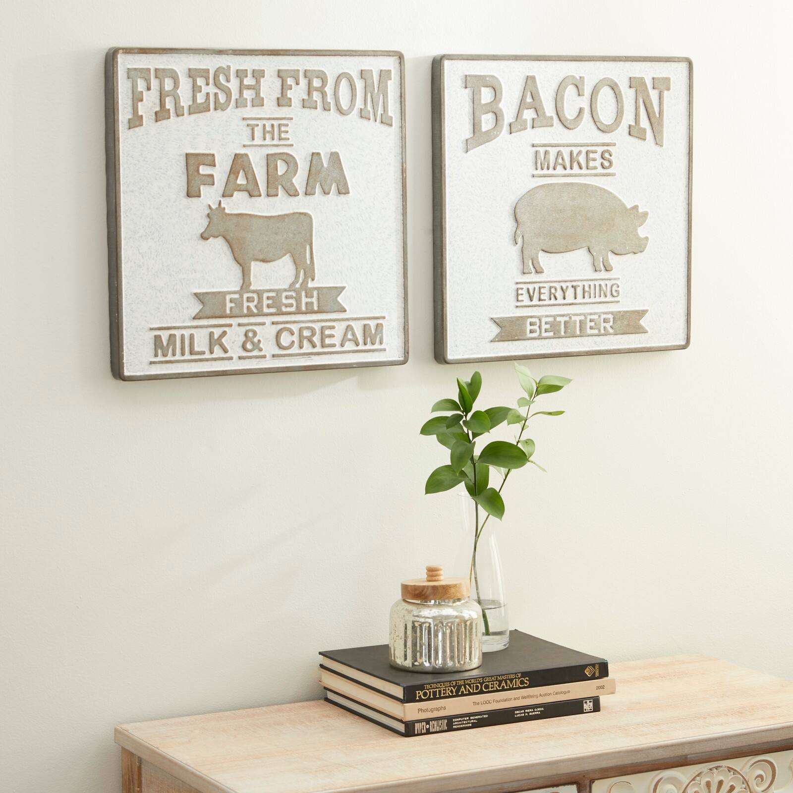 16&#x22; Farmhouse Wall Sign Set