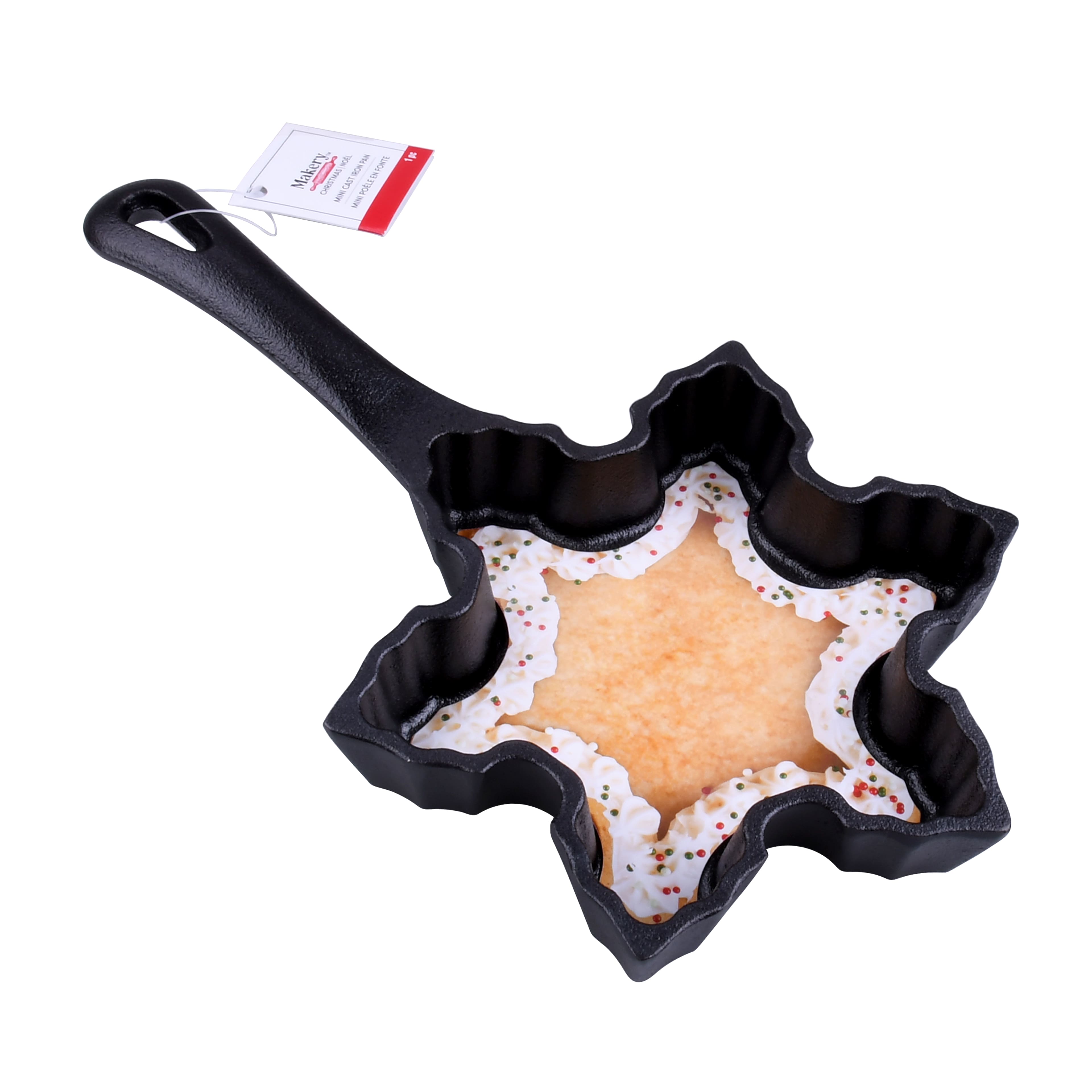 Mini Snowflake Cast Iron Pan by Makery™