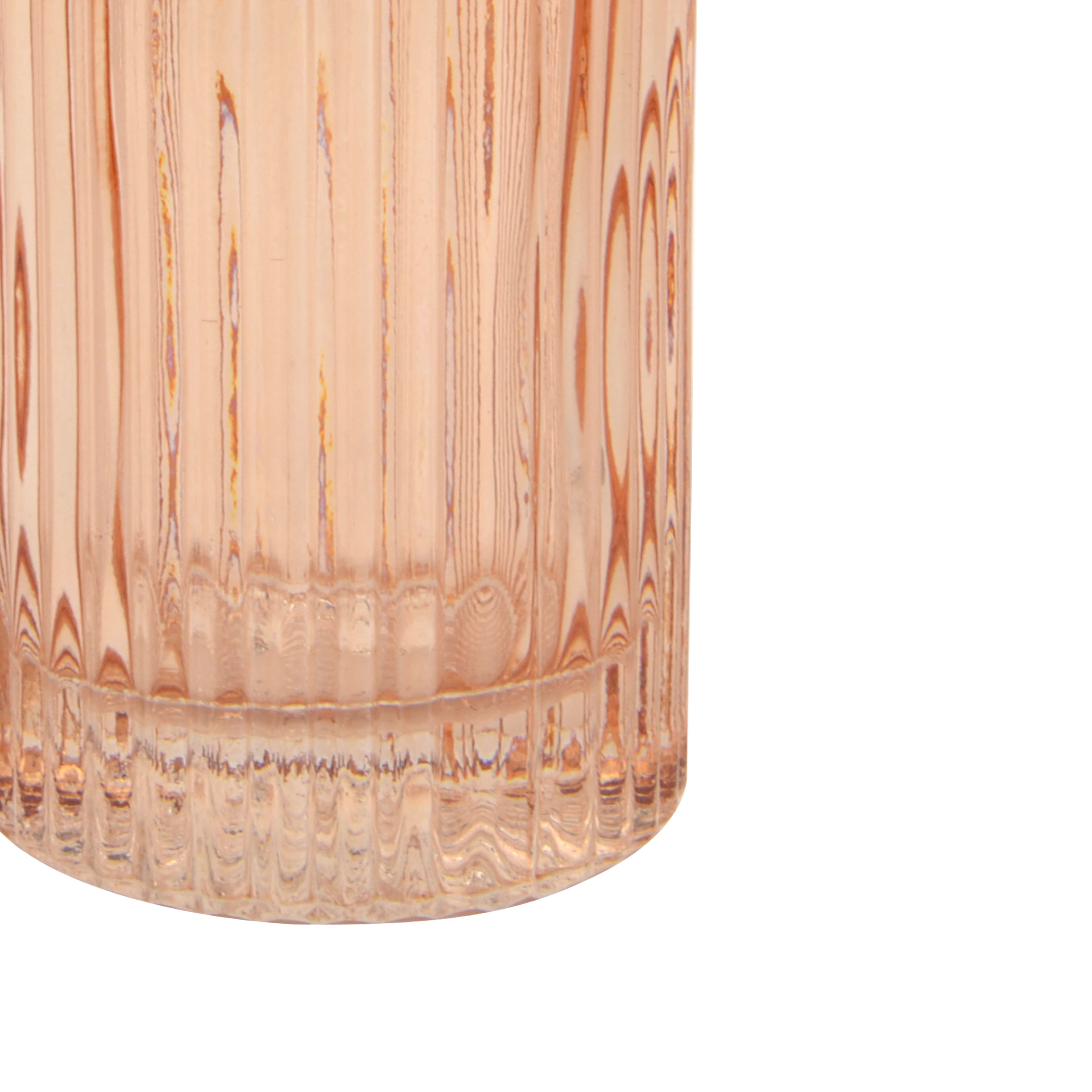 Assorted 5.5&#x22; Ribbed Glass Vase by Ashland&#xAE;, 1pc.
