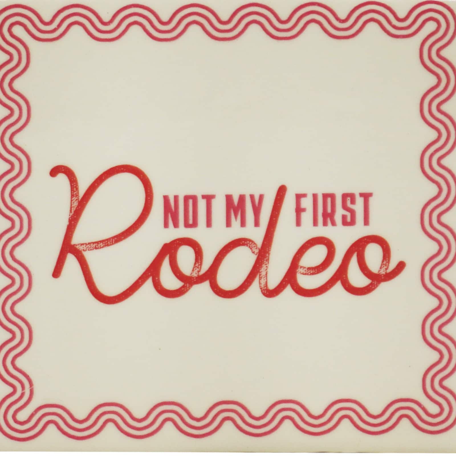 4.5&#x22; Rodeo Ceramic Block Tabletop D&#xE9;cor by Ashland&#xAE;