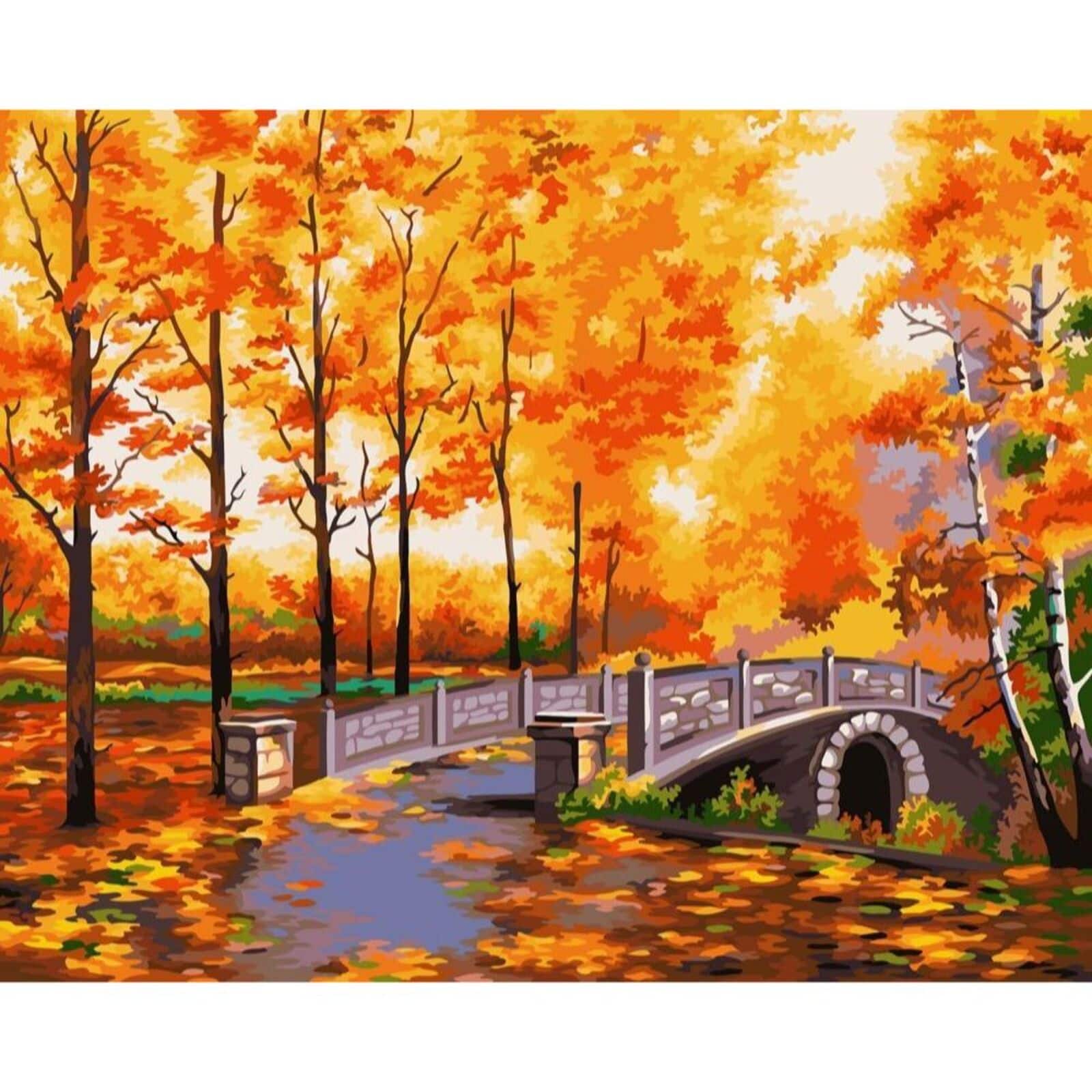Crafting Spark Autumn Park Painting by Numbers Kit