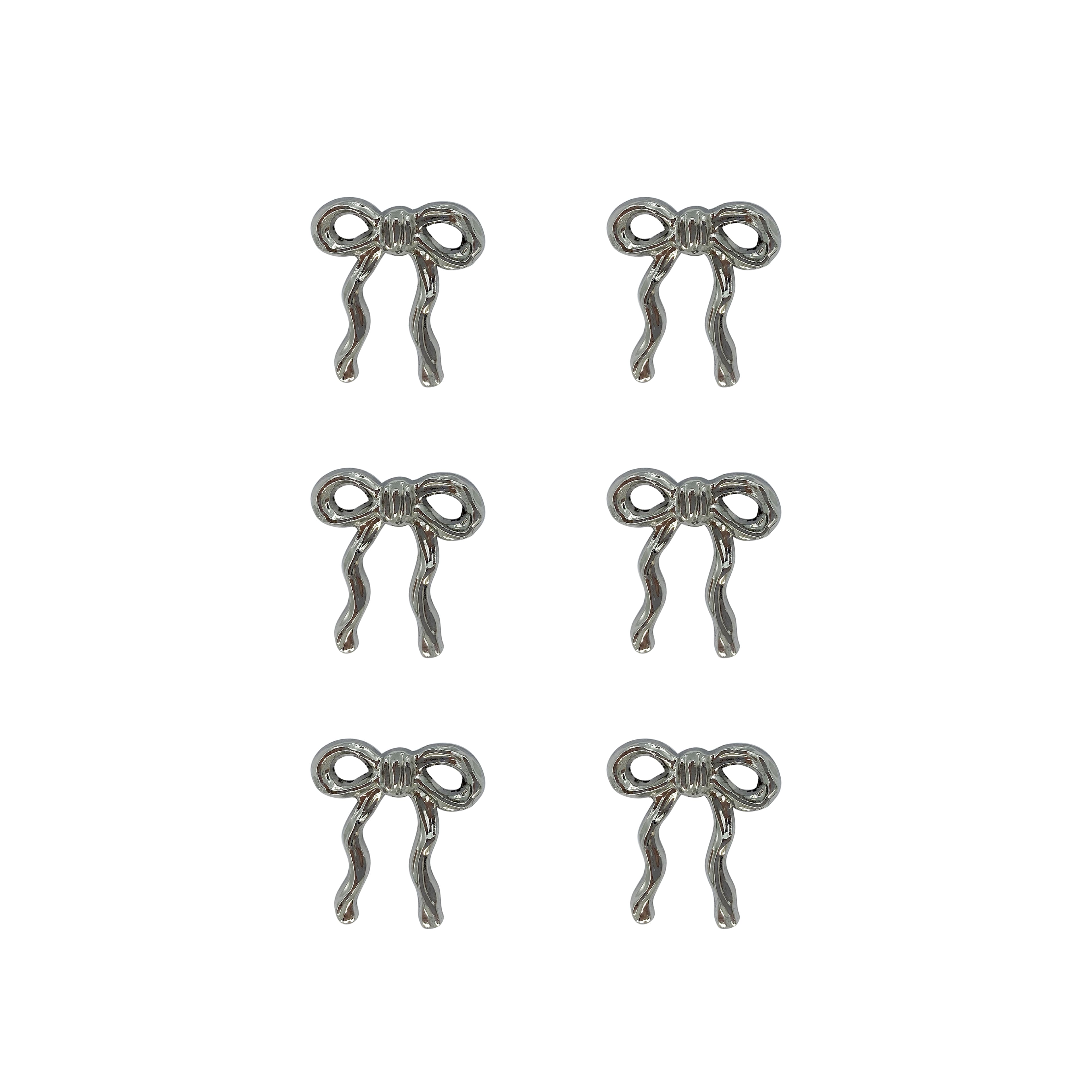 Small Metallic Bow Candle Charms, 6ct. by Ashland&#xAE;
