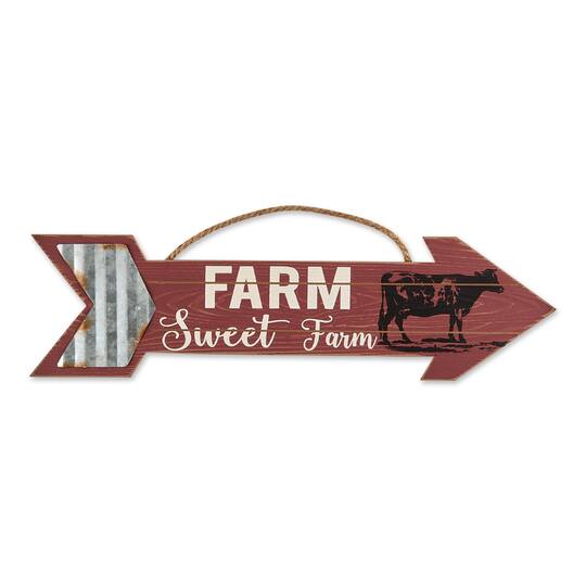 Galvanized Arrow Farmhouse Signs Set | Signs | Michaels