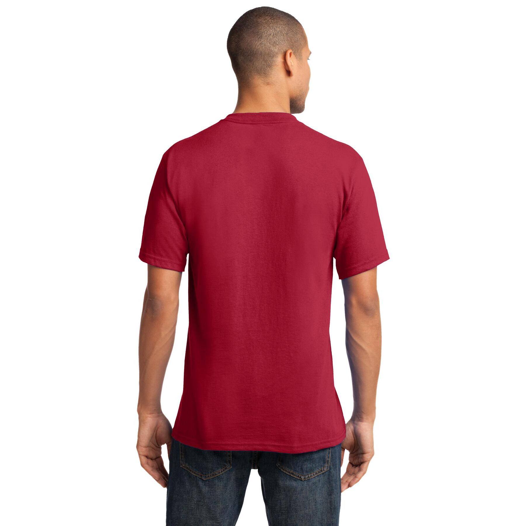 Port & Company® Men's Core Cotton V-Neck T-Shirt