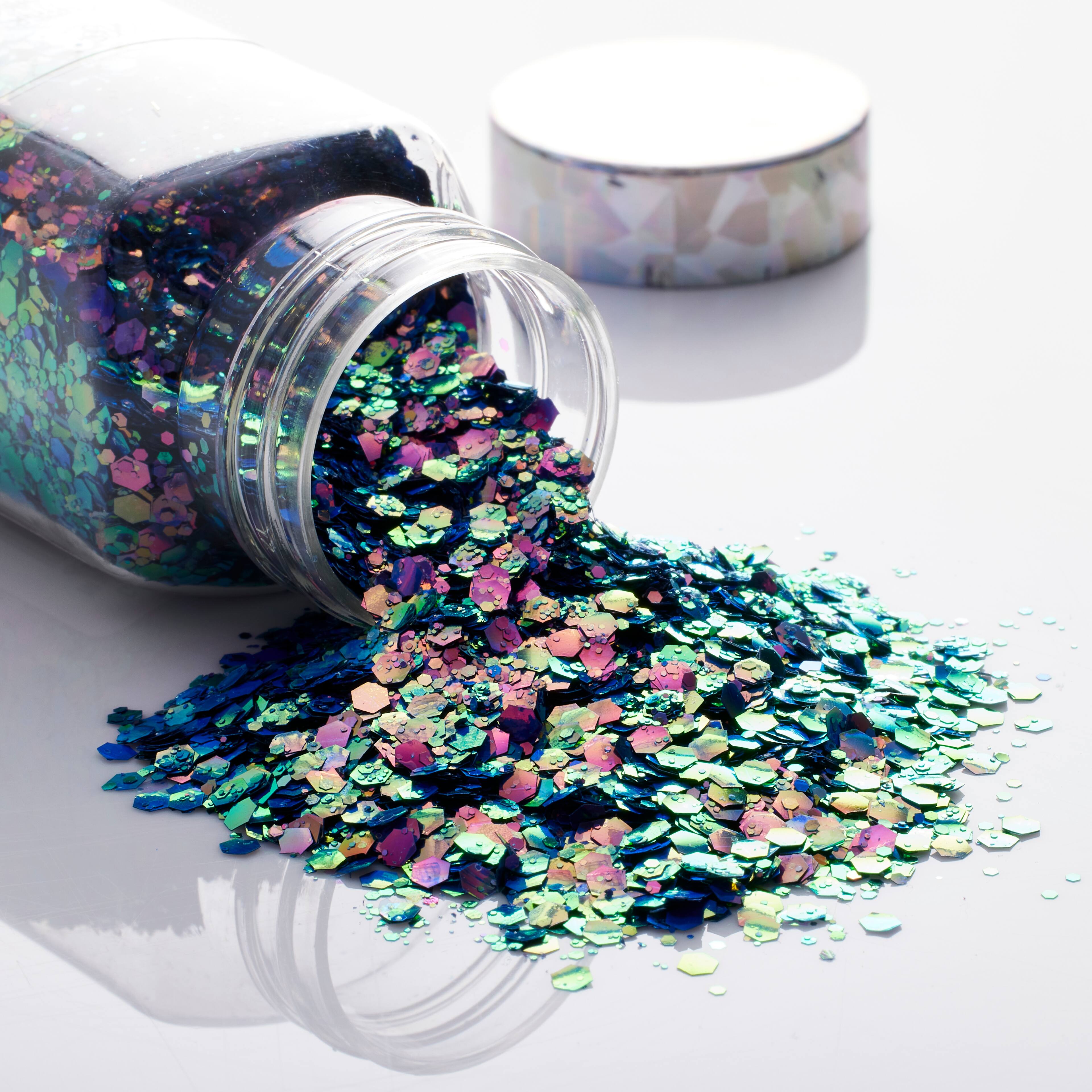 12 Pack: Color Shift Purple & Teal Specialty Polyester Glitter by Recollections™
