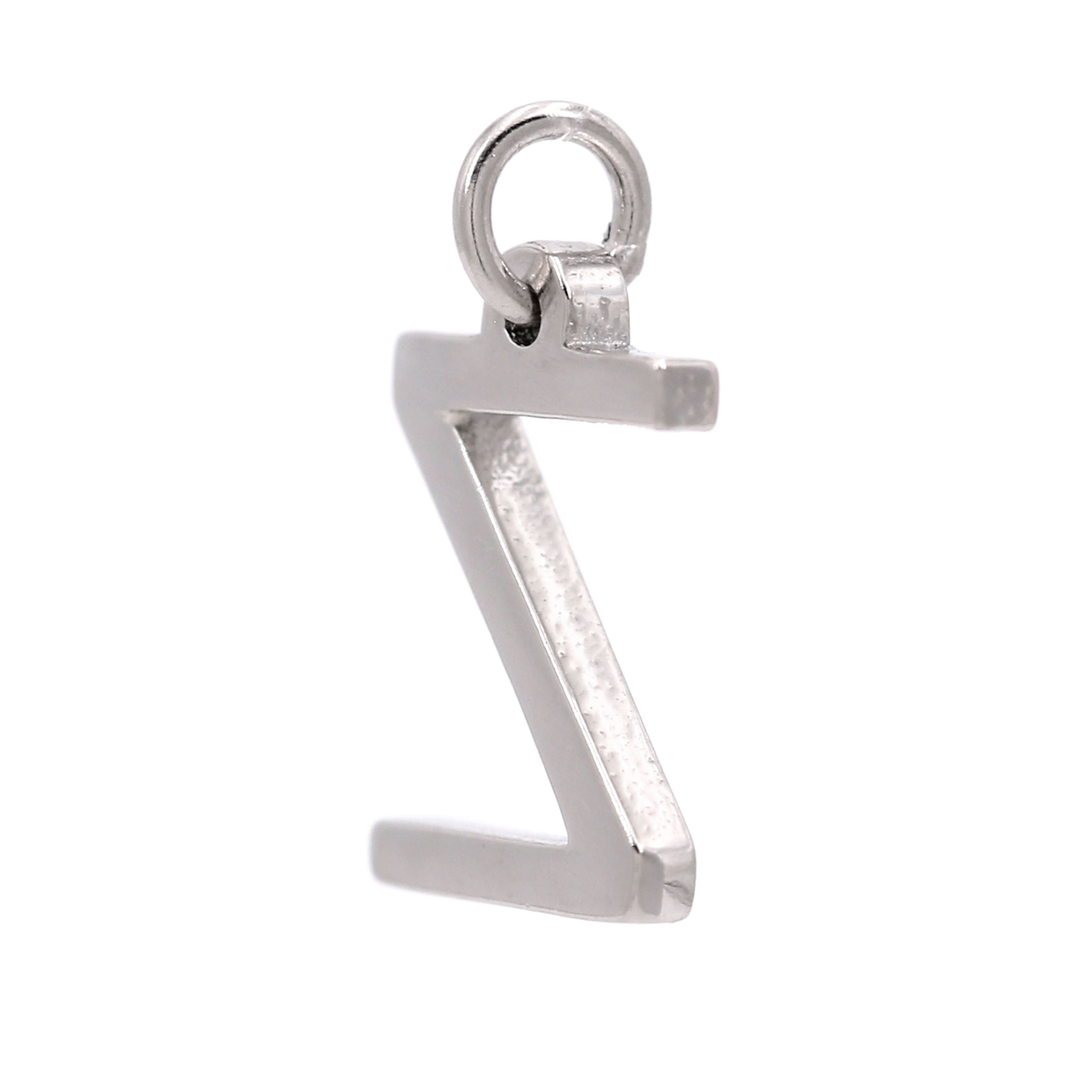 12 Pack: Sterling Silver Alphabet Charm by Bead Landing™