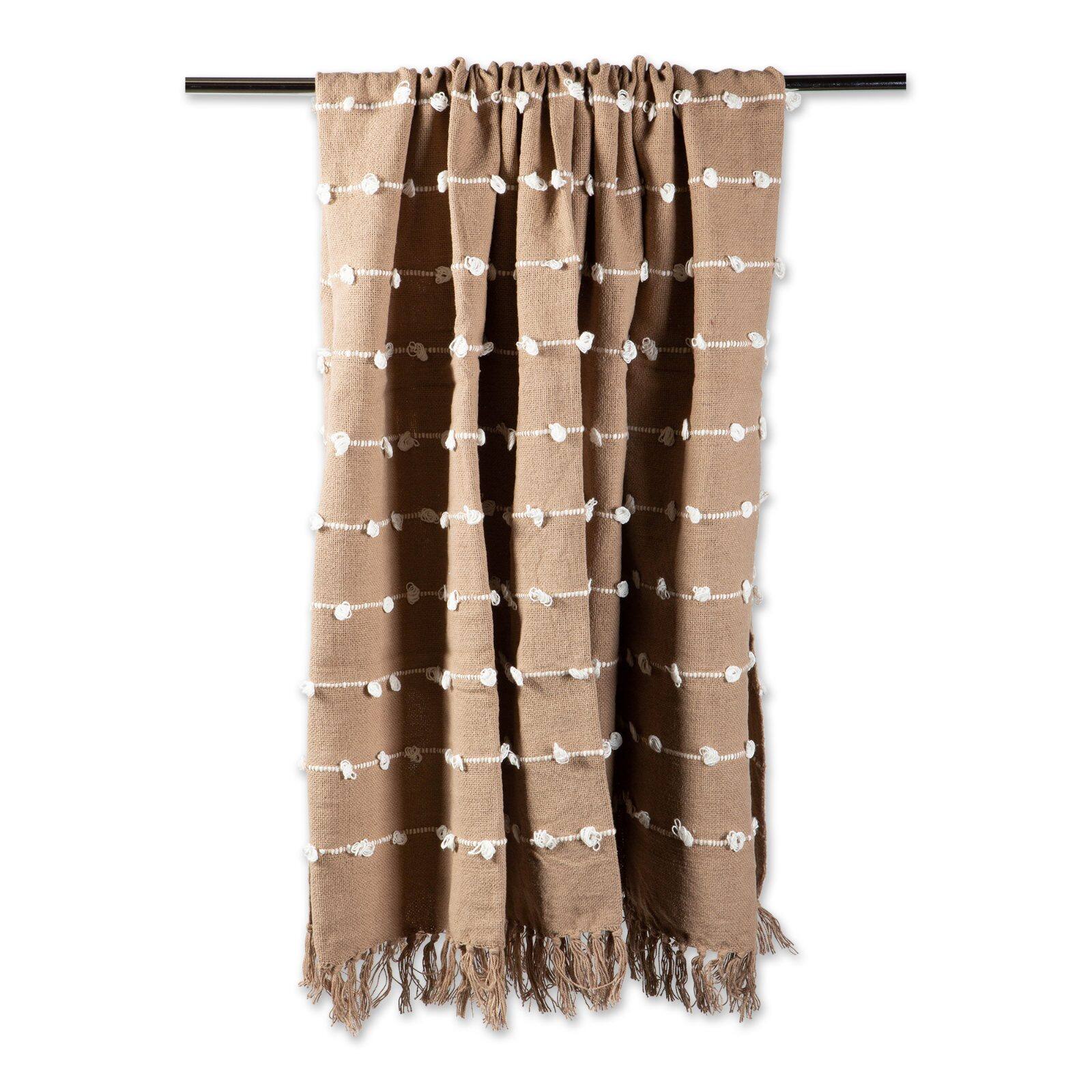 DII® Stone Woven Loop Throw