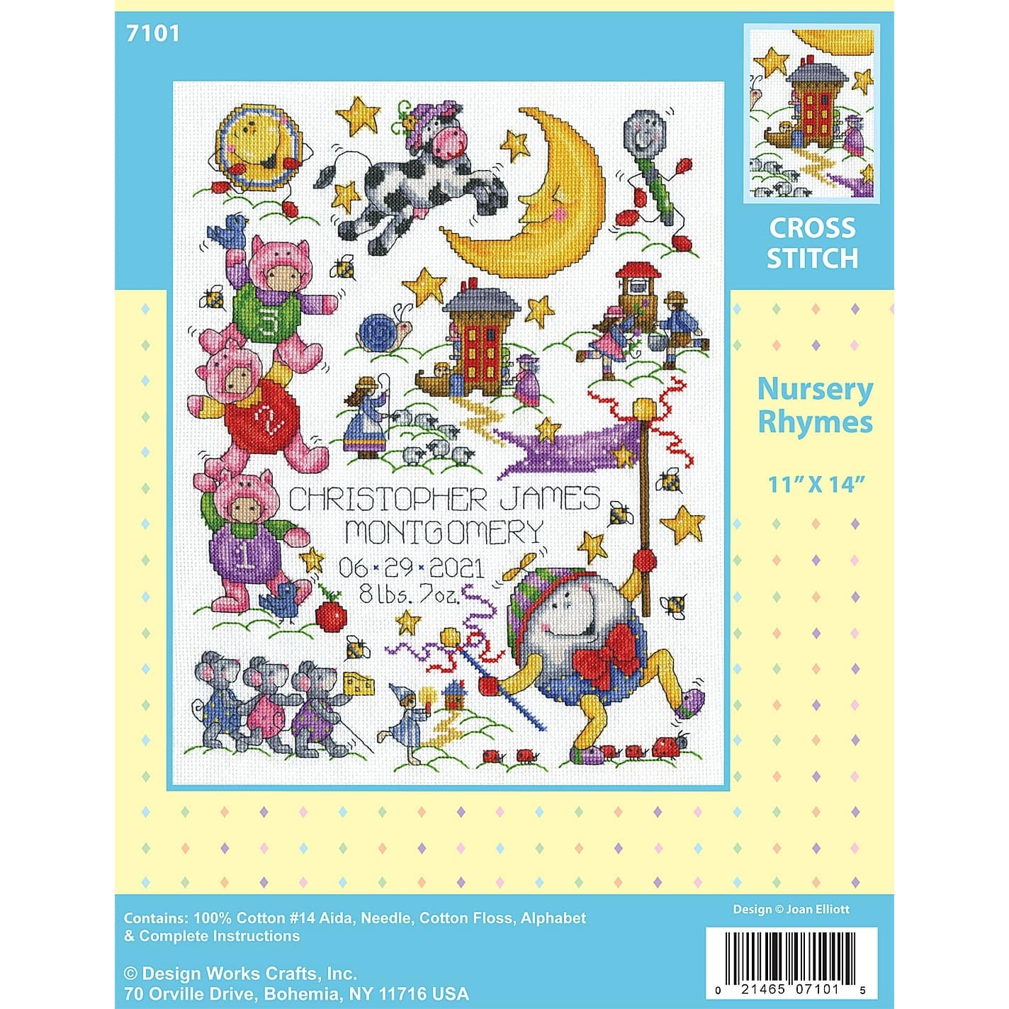 Design Works™ Nursery Rhymes Counted Cross Stitch Kit